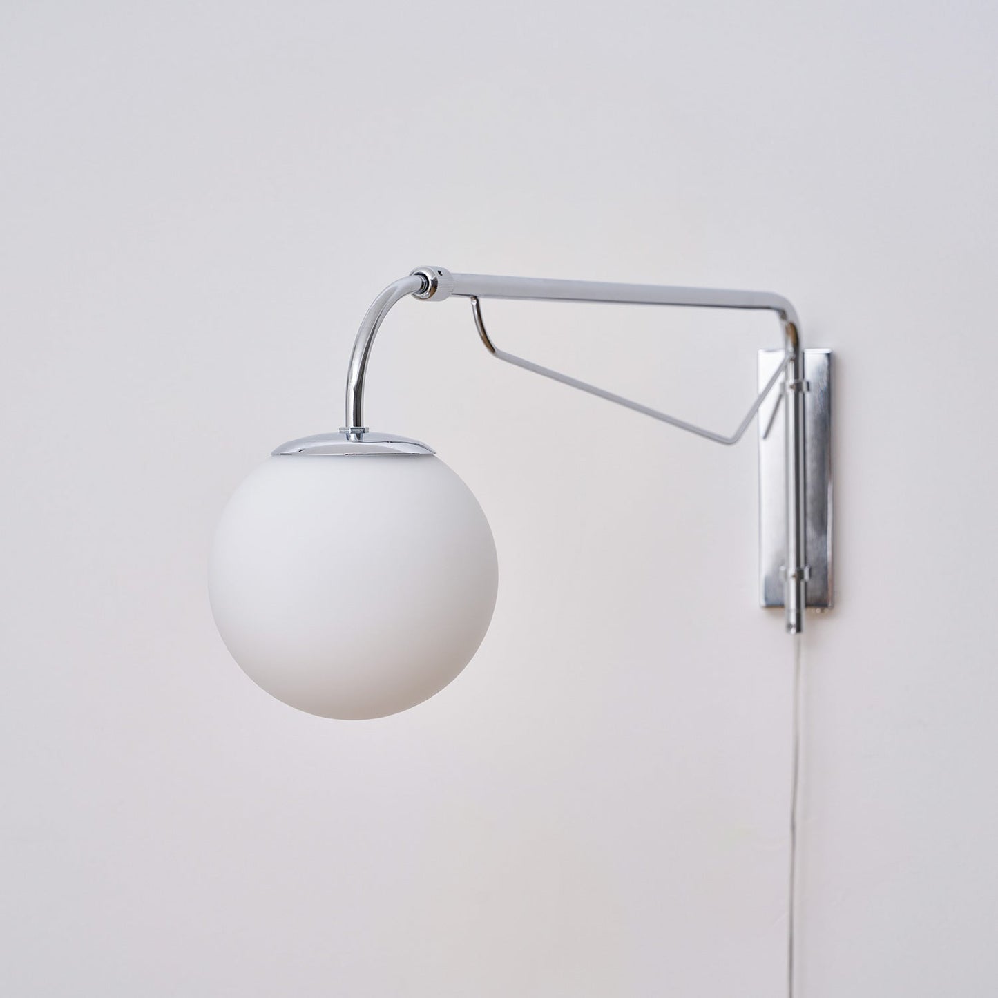 Extending Arm Plug In Wall Sconce