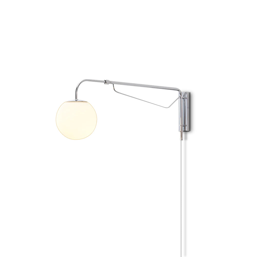 Extending Arm Plug In Wall Sconce