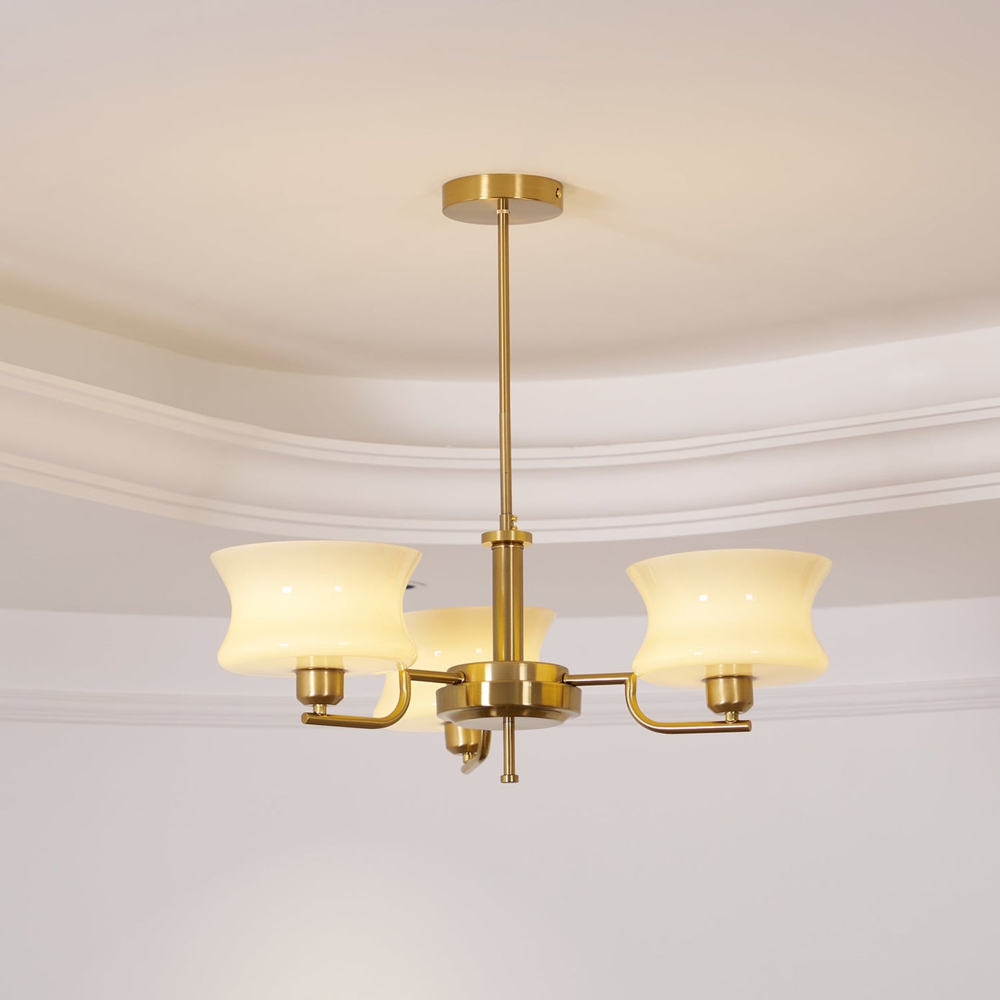 Astoria Art Deco Globe Chandelier