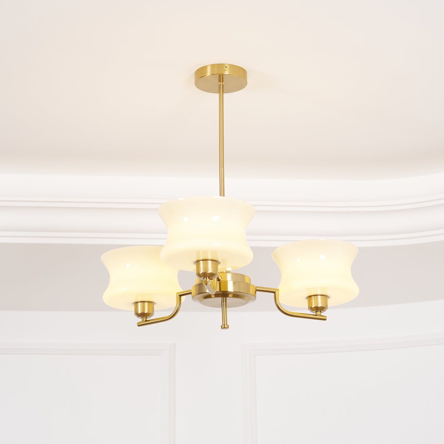Astoria Art Deco Globe Chandelier