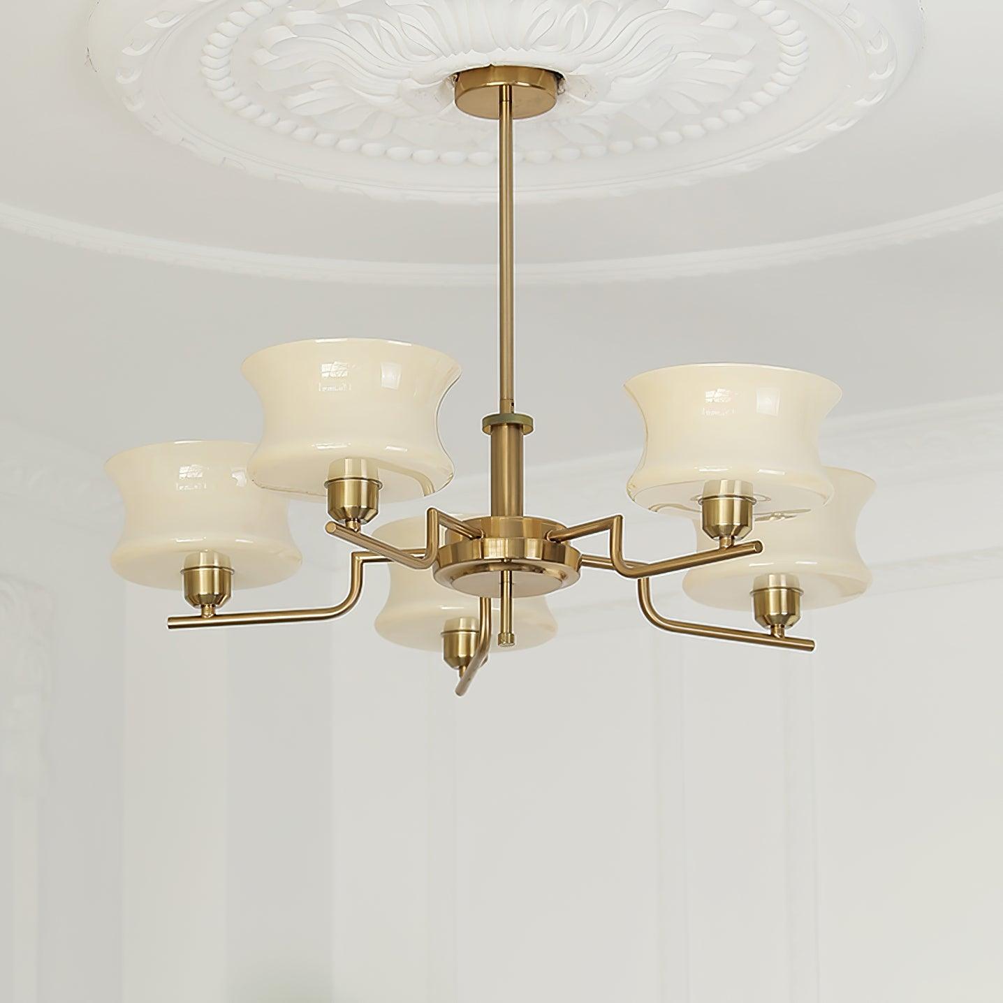 Astoria Art Deco Globe Chandelier