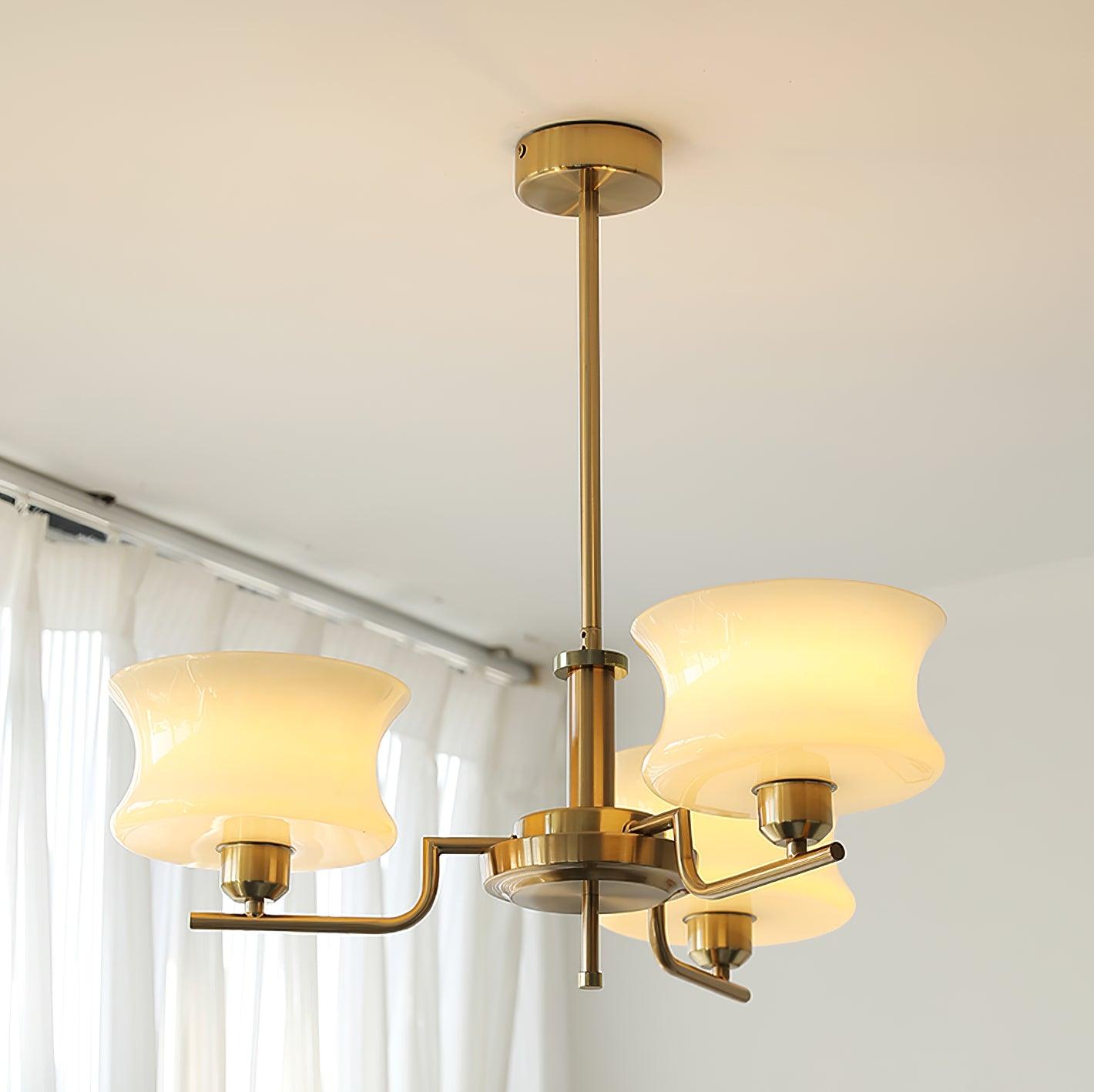 Astoria Art Deco Globe Chandelier