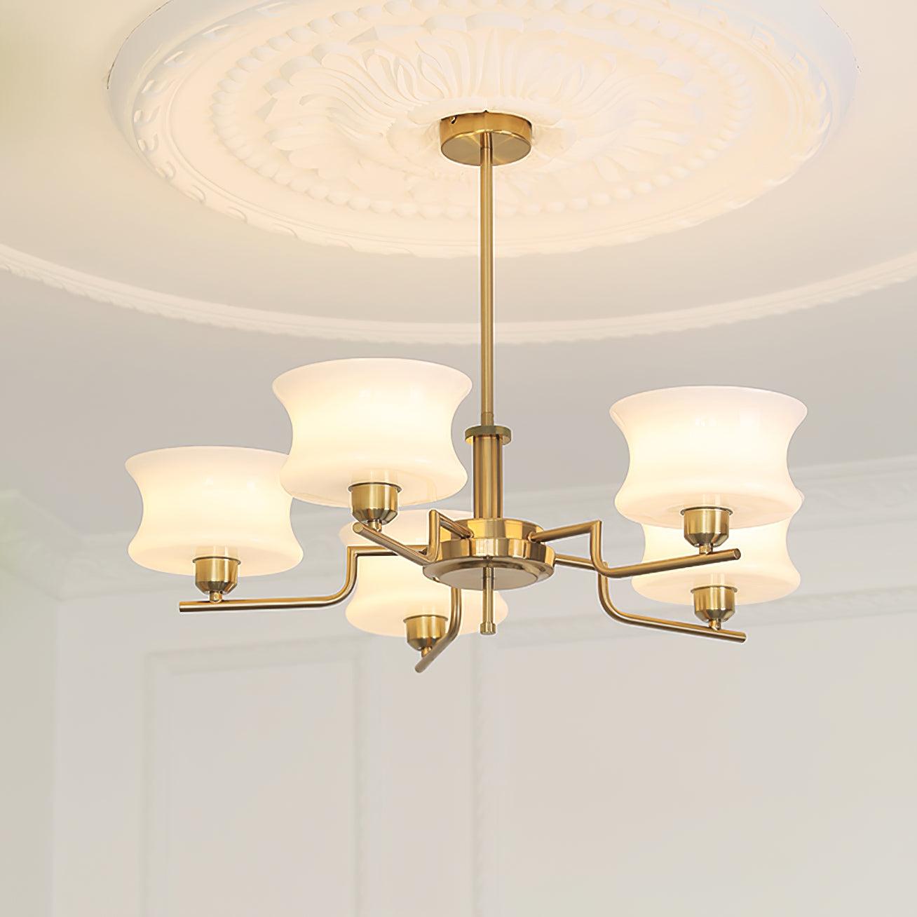 Astoria Art Deco Globe Chandelier