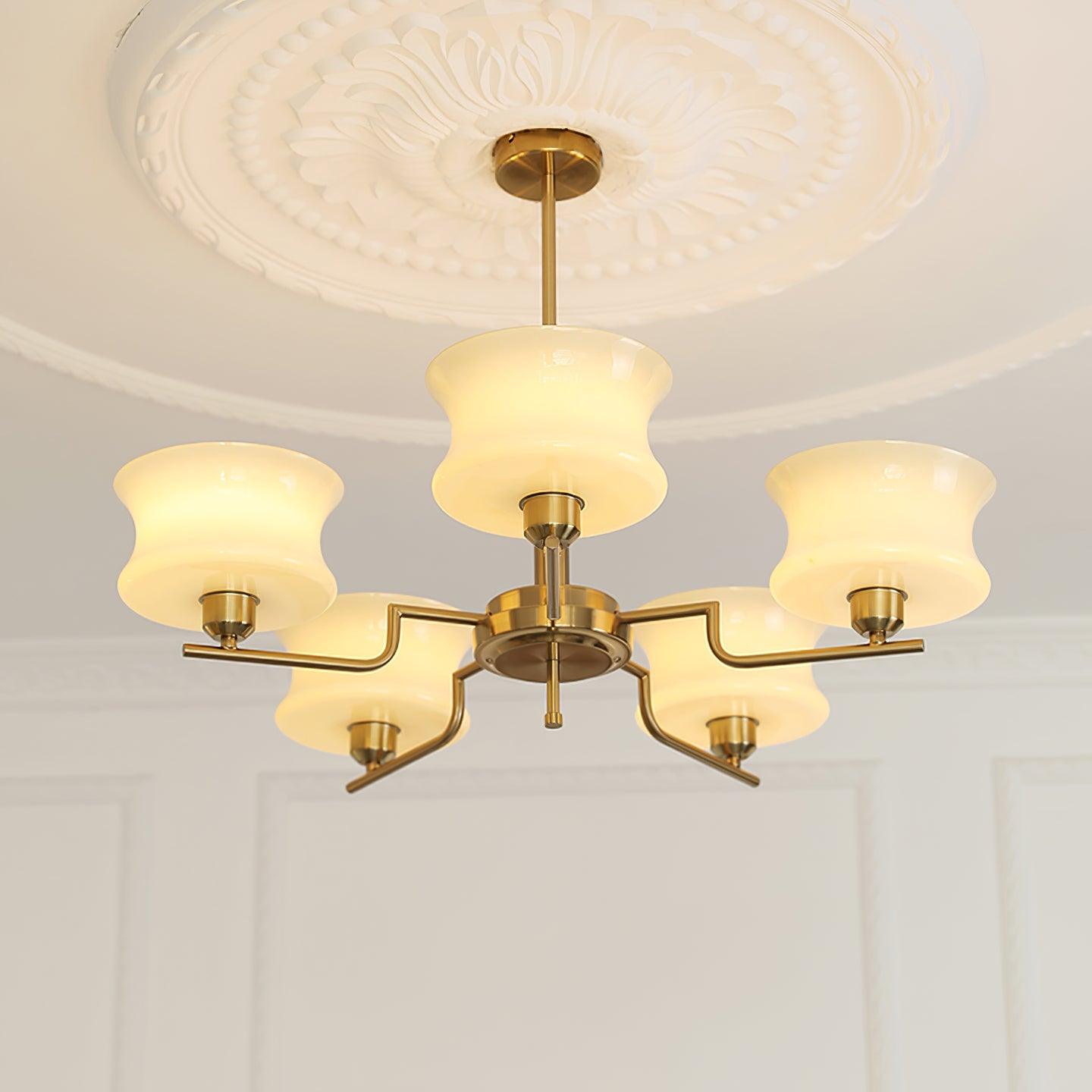 Astoria Art Deco Globe Chandelier