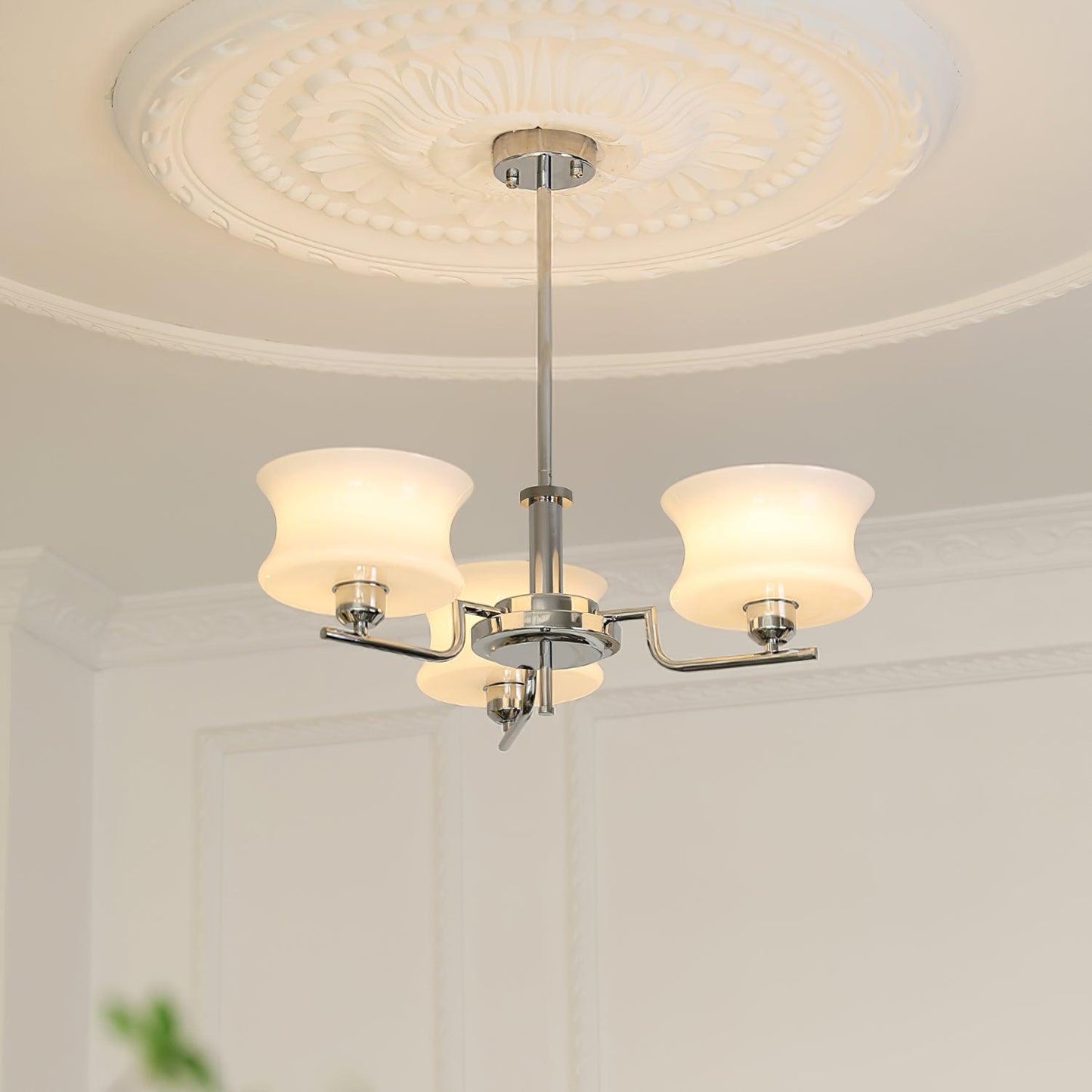 Astoria Art Deco Globe Chandelier