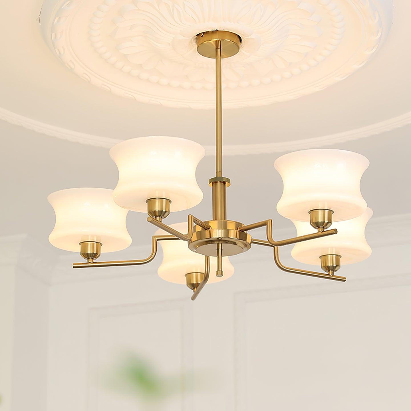 Astoria Art Deco Globe Chandelier