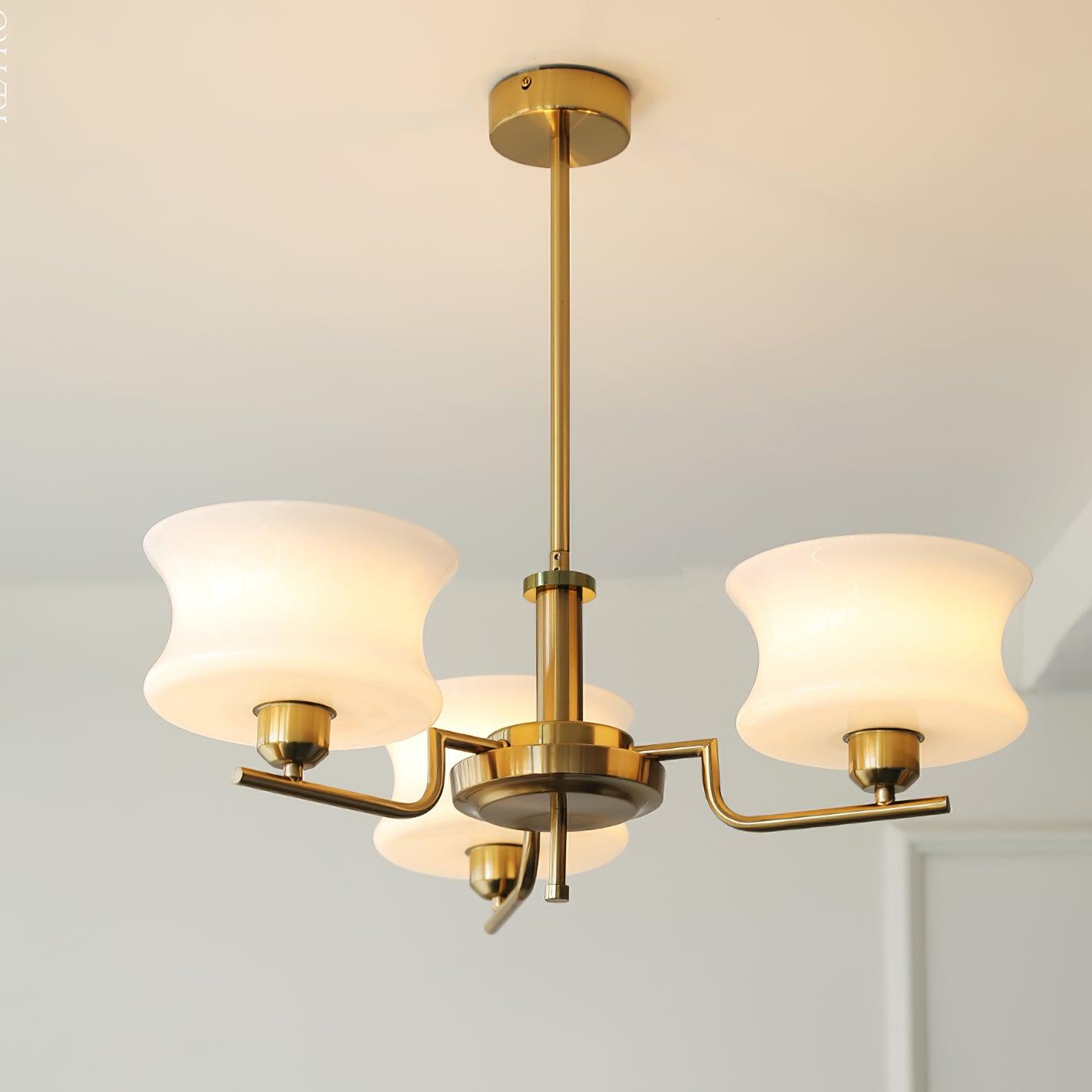 Astoria Art Deco Globe Chandelier