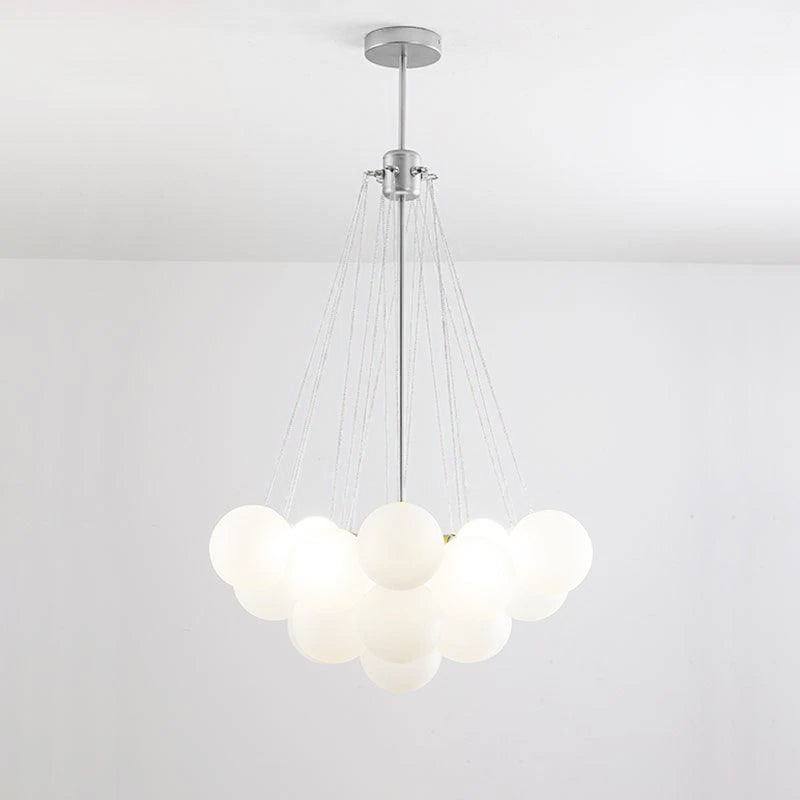 Halden Frosted Glass Bubble Chandelier
