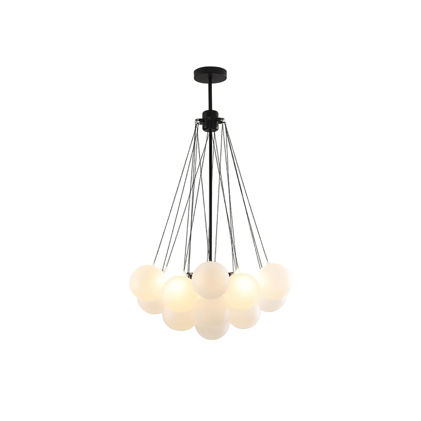 Halden Frosted Glass Bubble Chandelier