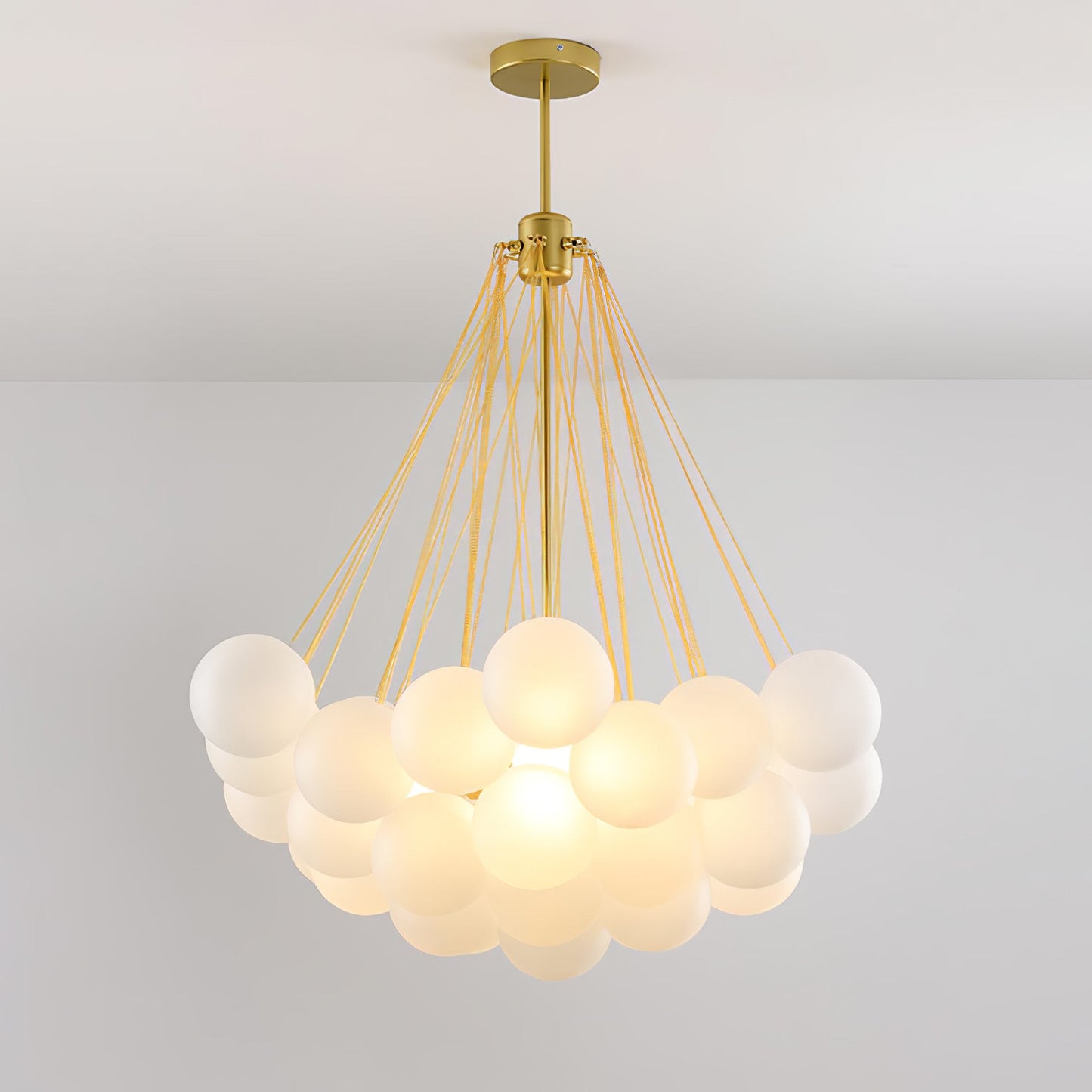 Halden Frosted Glass Bubble Chandelier