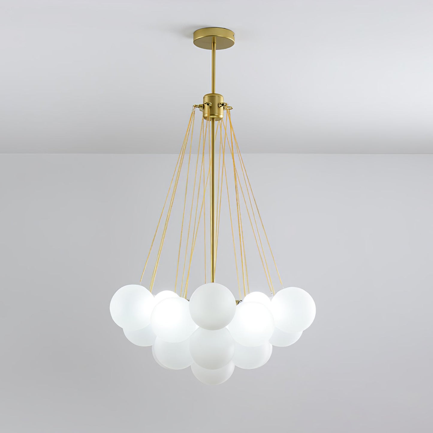 Halden Frosted Glass Bubble Chandelier