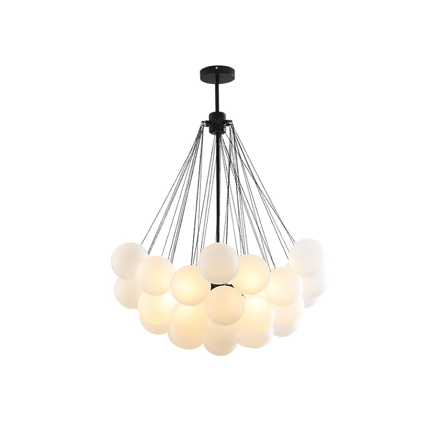 Halden Frosted Glass Bubble Chandelier
