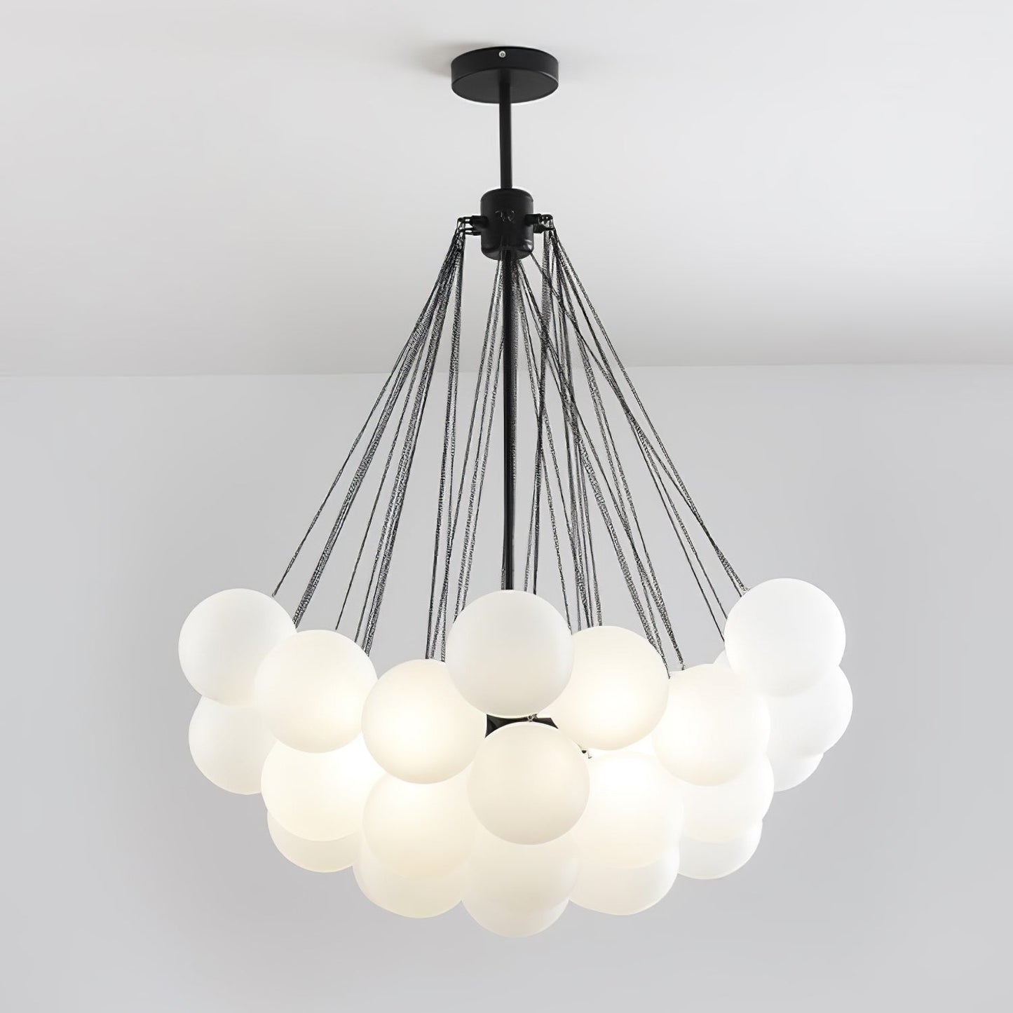 Halden Frosted Glass Bubble Chandelier