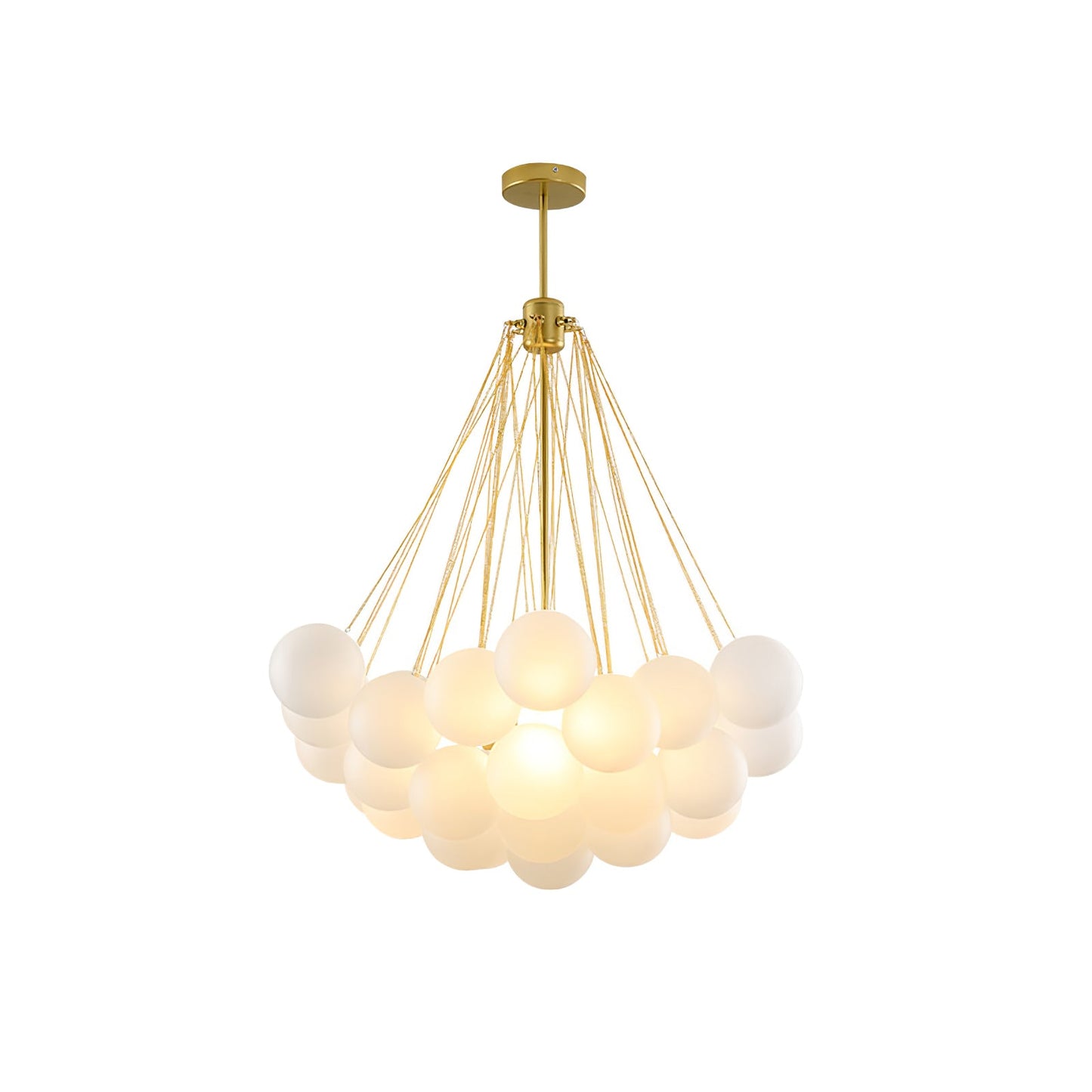 Halden Frosted Glass Bubble Chandelier