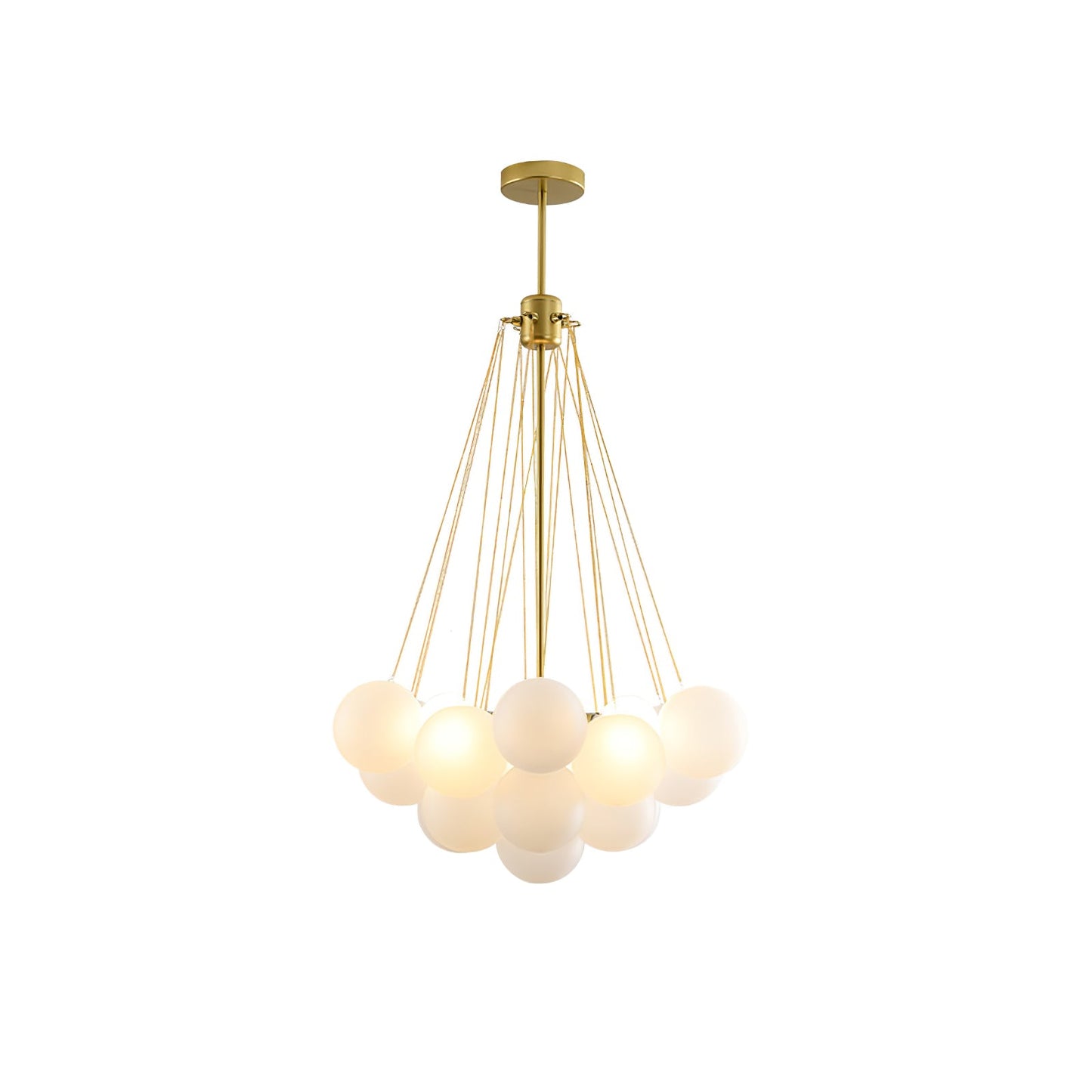 Halden Frosted Glass Bubble Chandelier