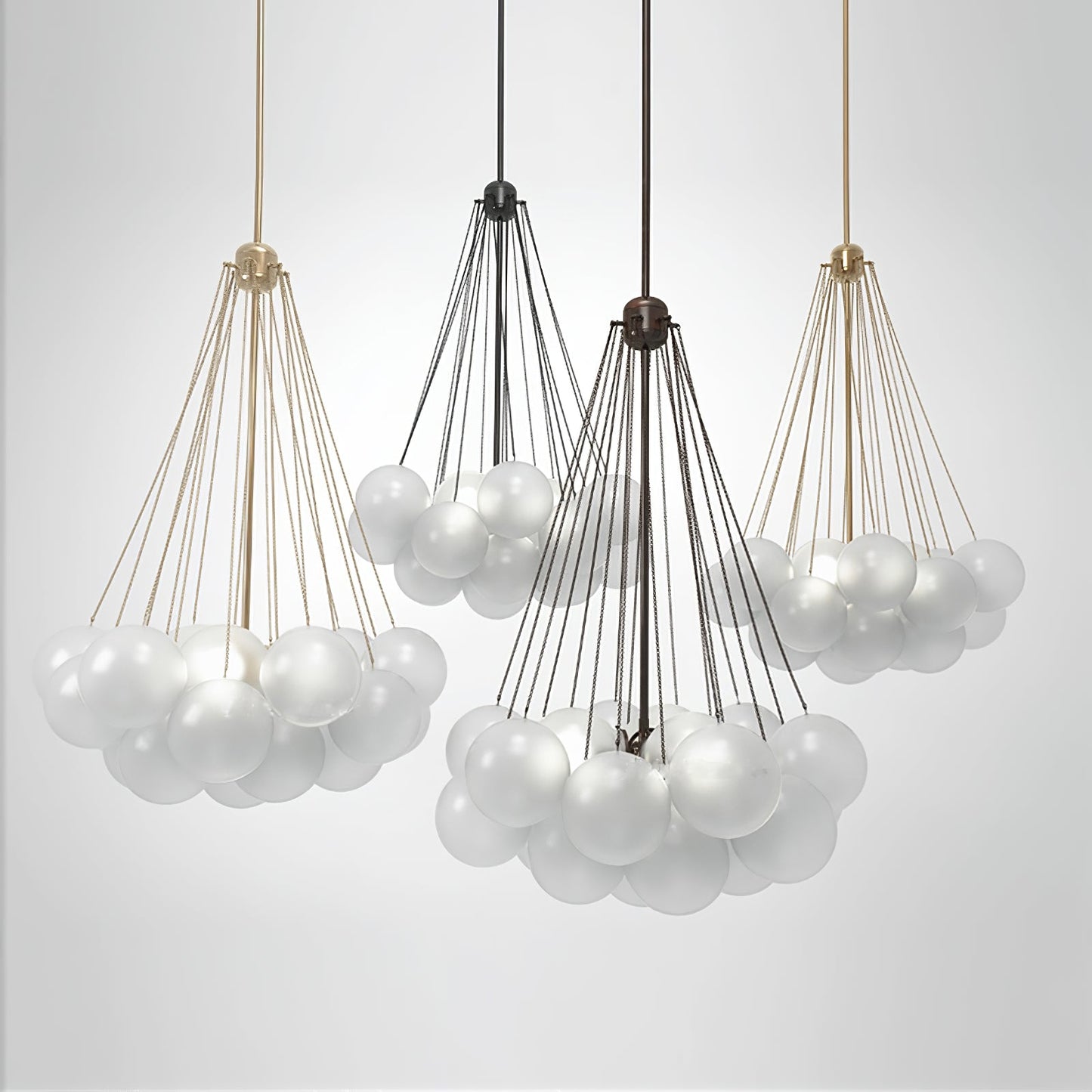 Halden Frosted Glass Bubble Chandelier