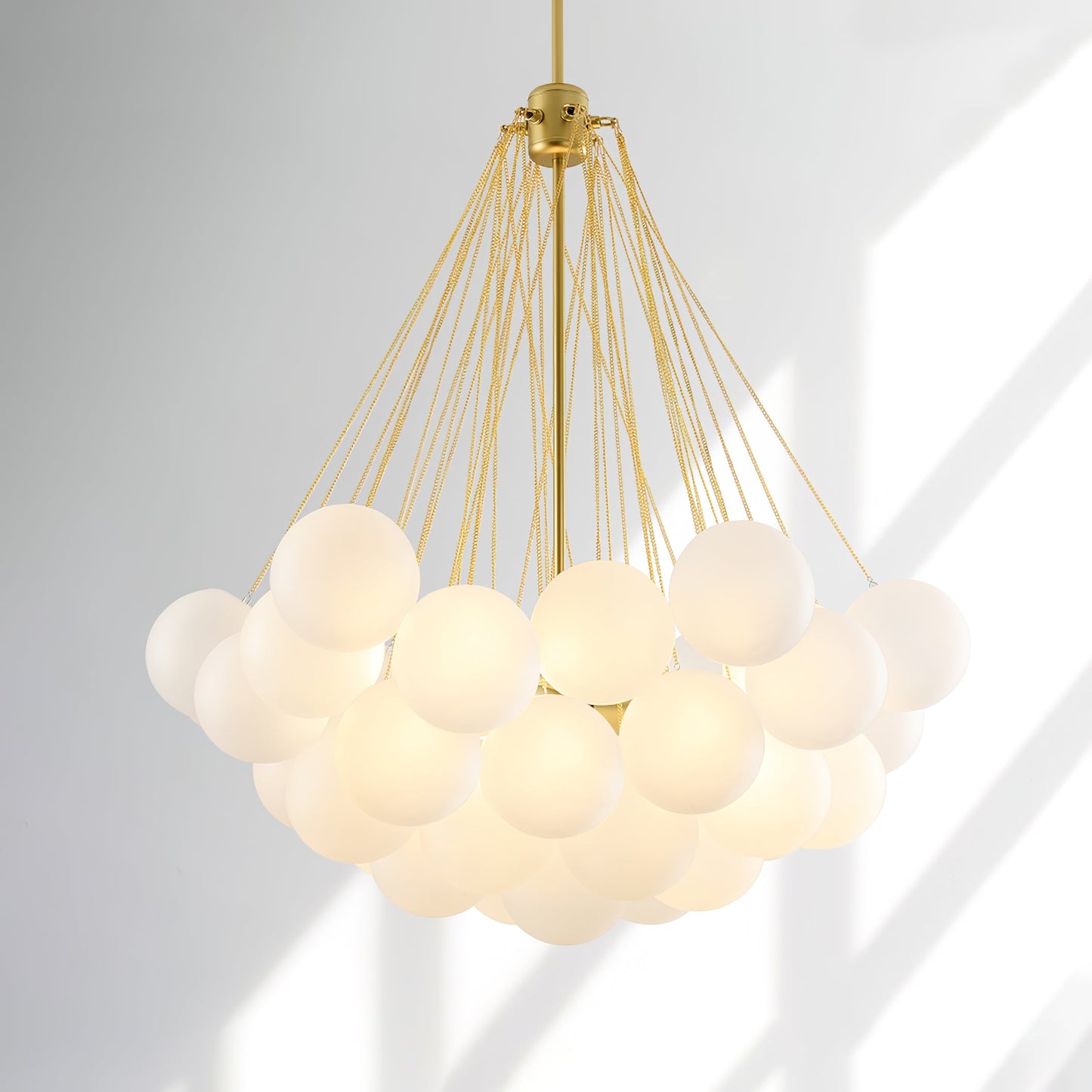 Halden Frosted Glass Bubble Chandelier