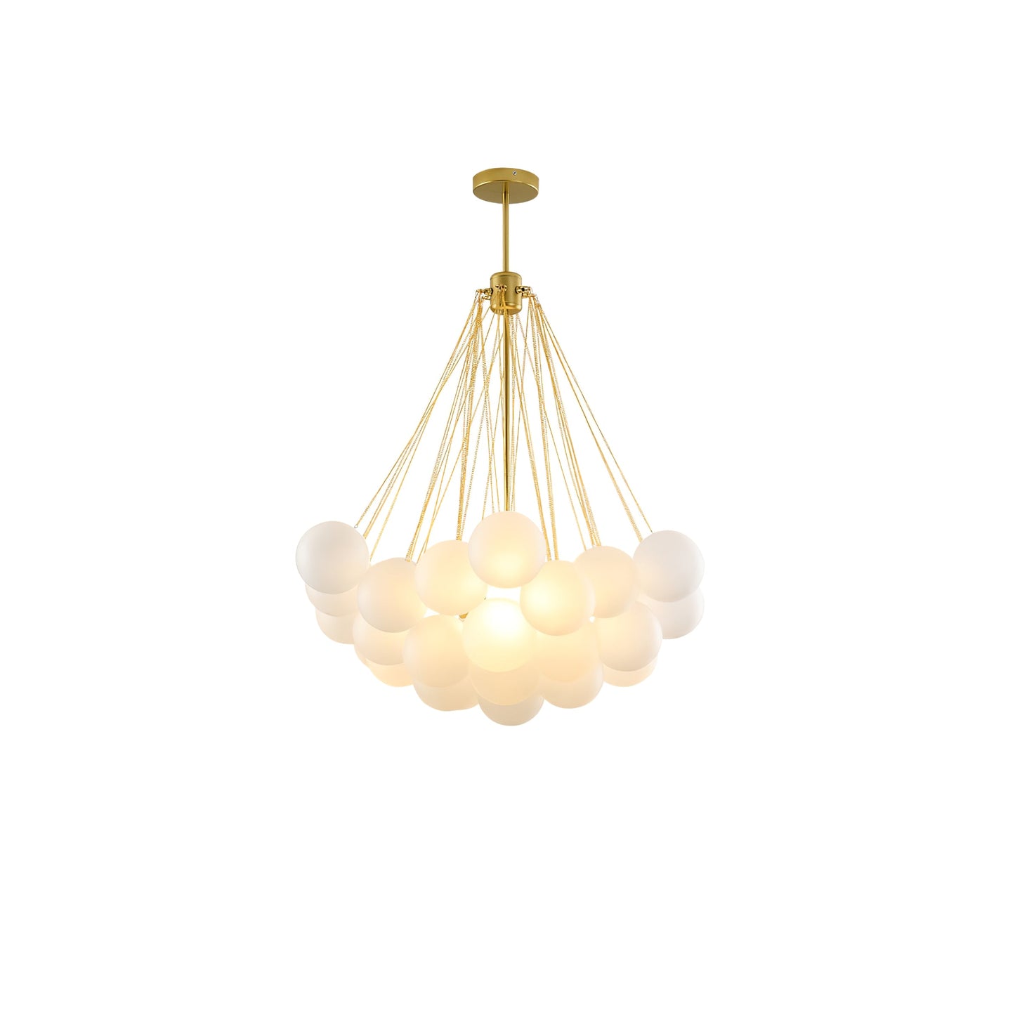 Halden Frosted Glass Bubble Chandelier