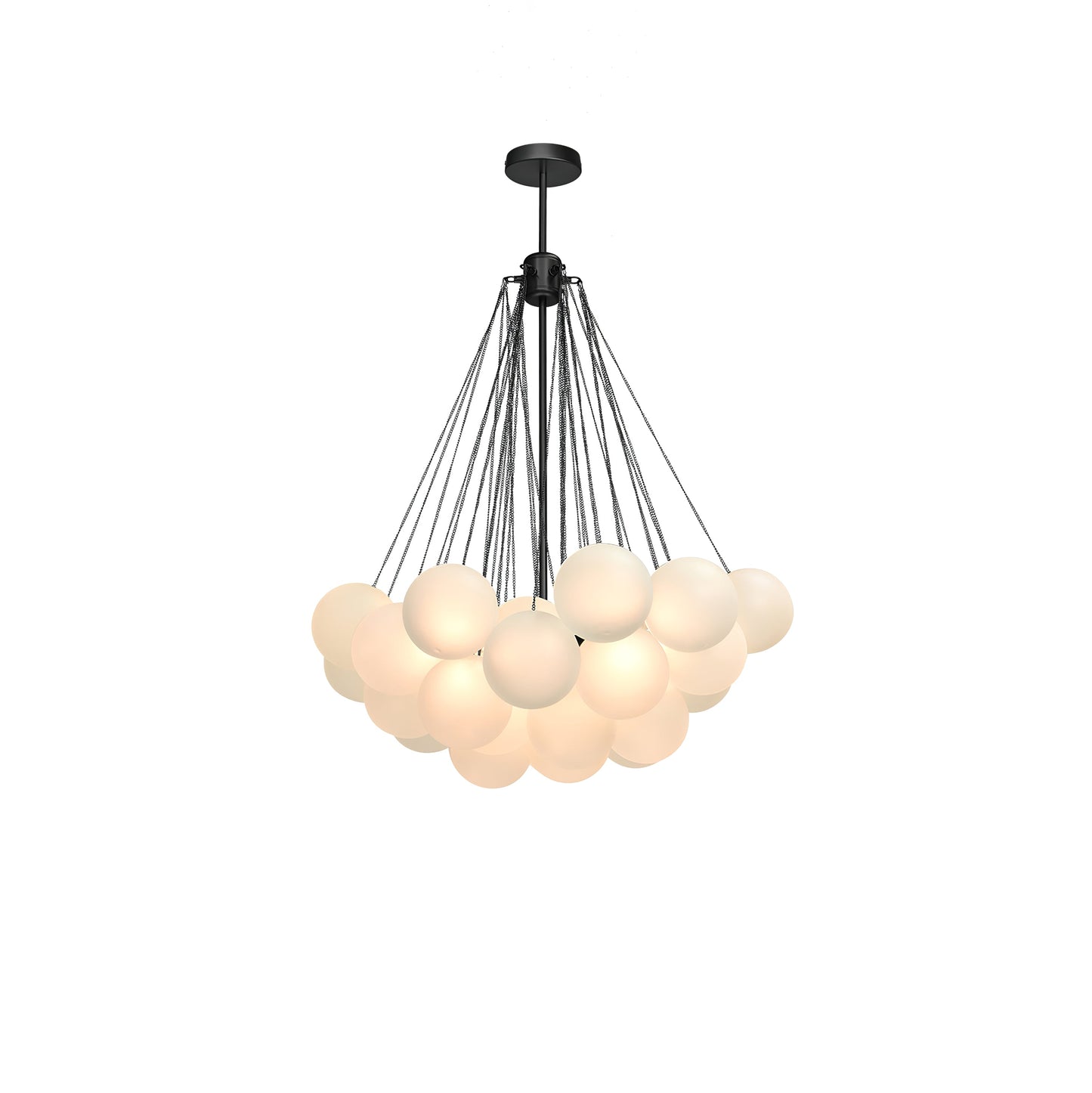 Halden Frosted Glass Bubble Chandelier