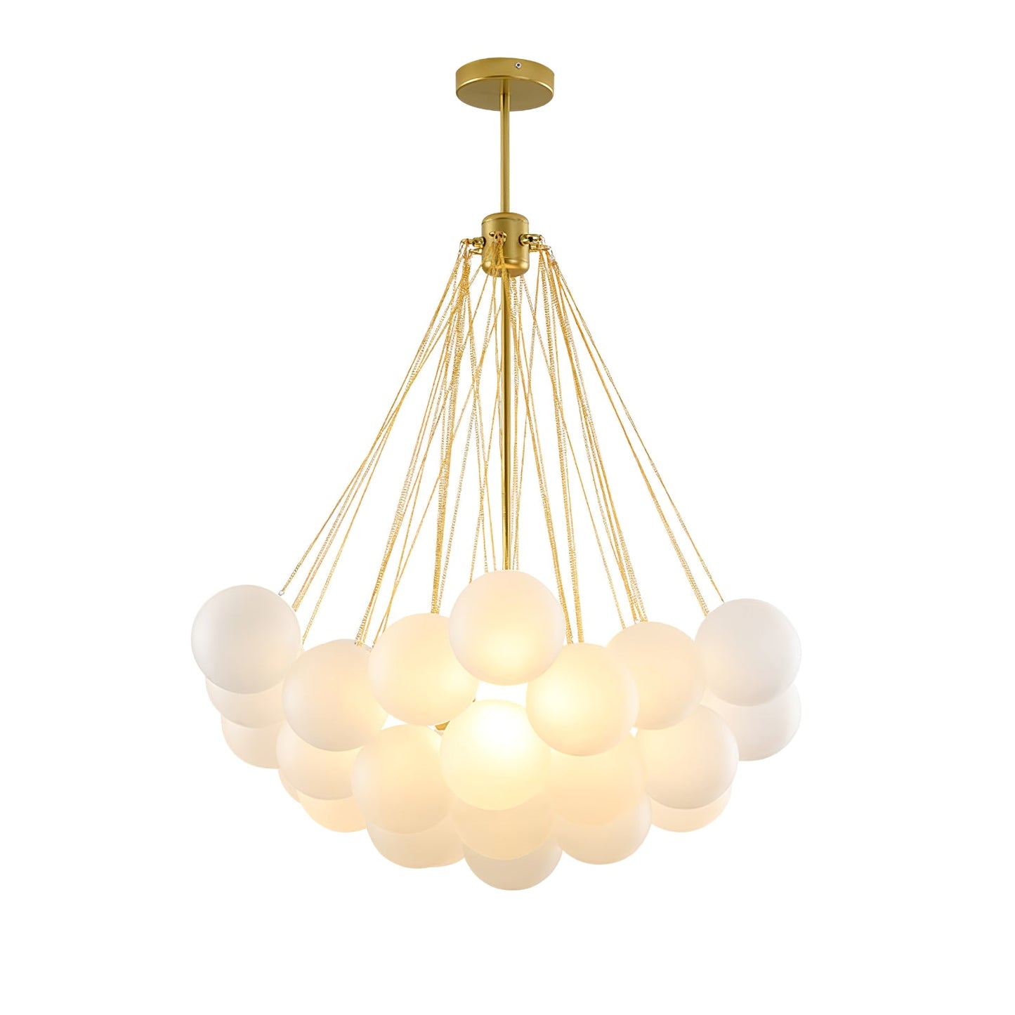 Halden Frosted Glass Bubble Chandelier