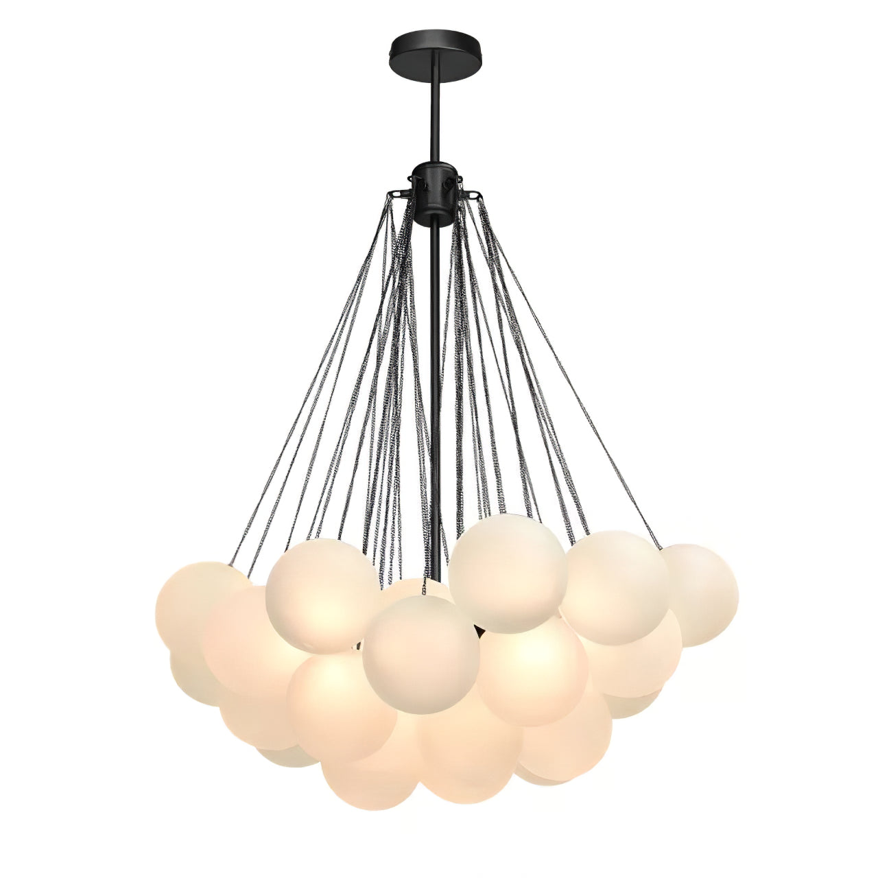 Halden Frosted Glass Bubble Chandelier