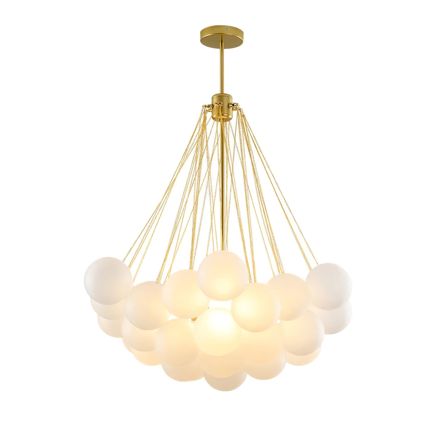 Halden Frosted Glass Bubble Chandelier