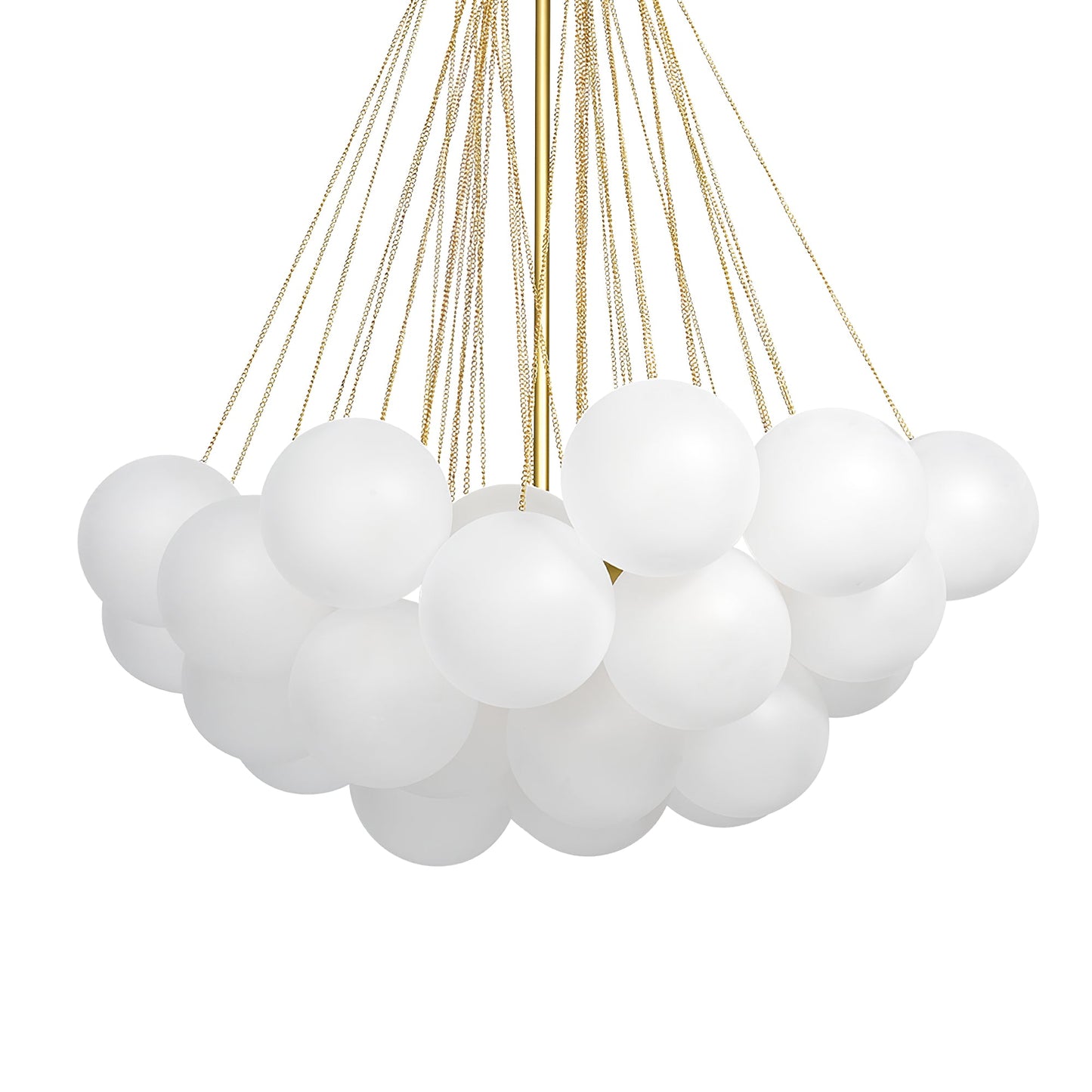 Halden Frosted Glass Bubble Chandelier