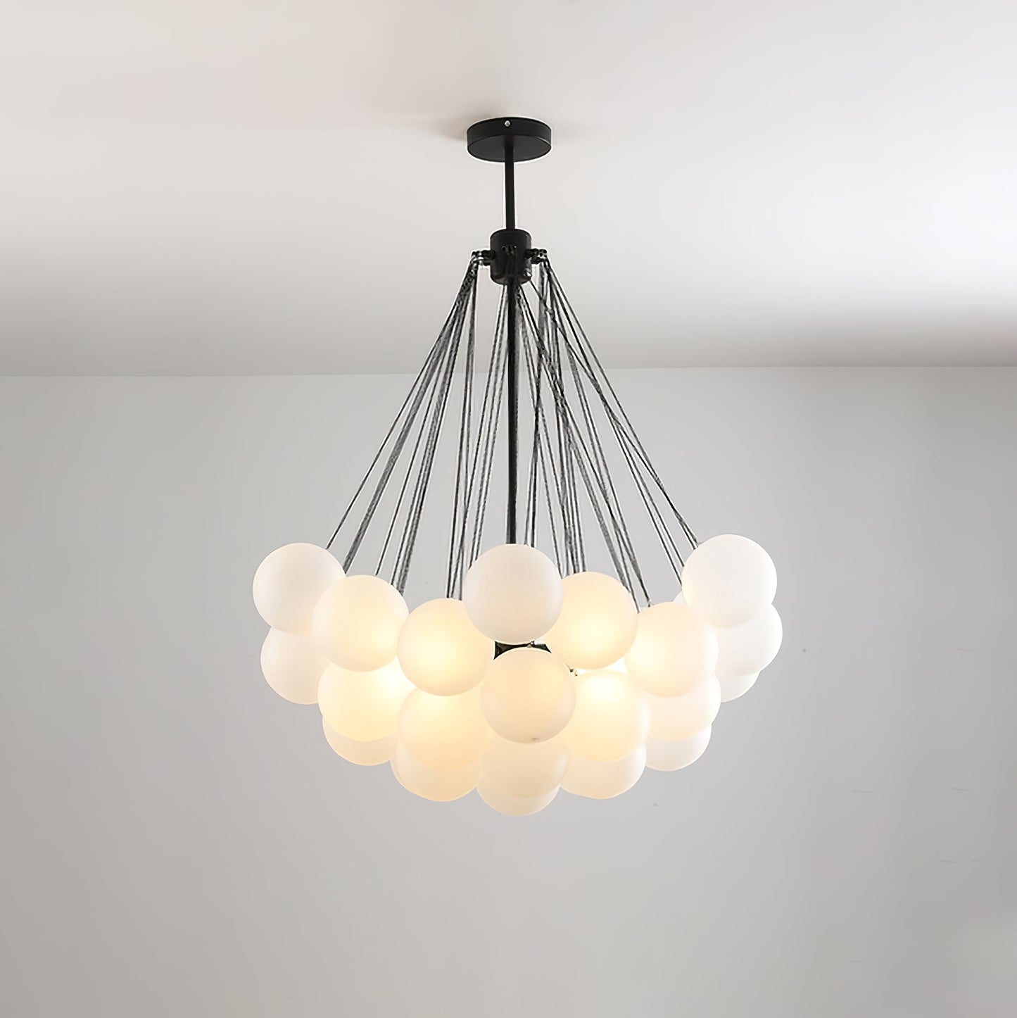 Halden Frosted Glass Bubble Chandelier