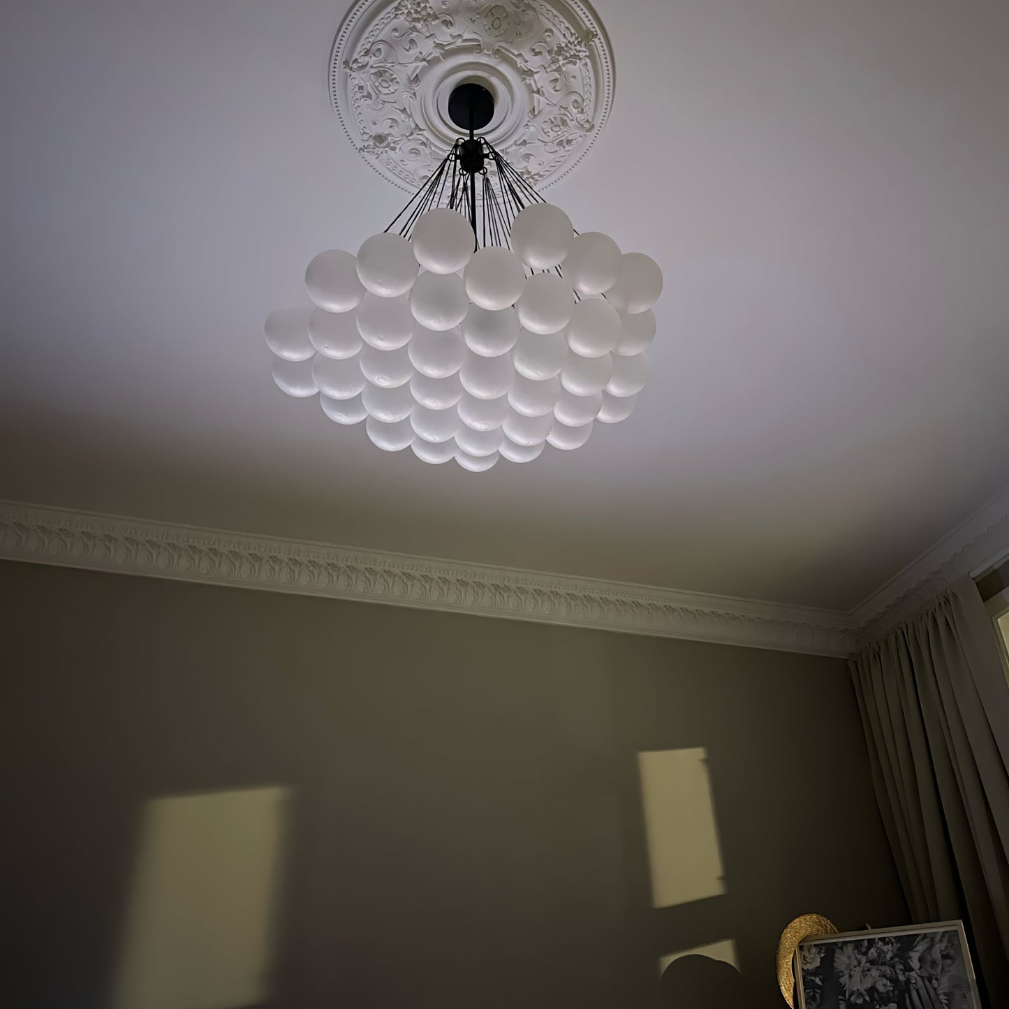 Halden Frosted Glass Bubble Chandelier
