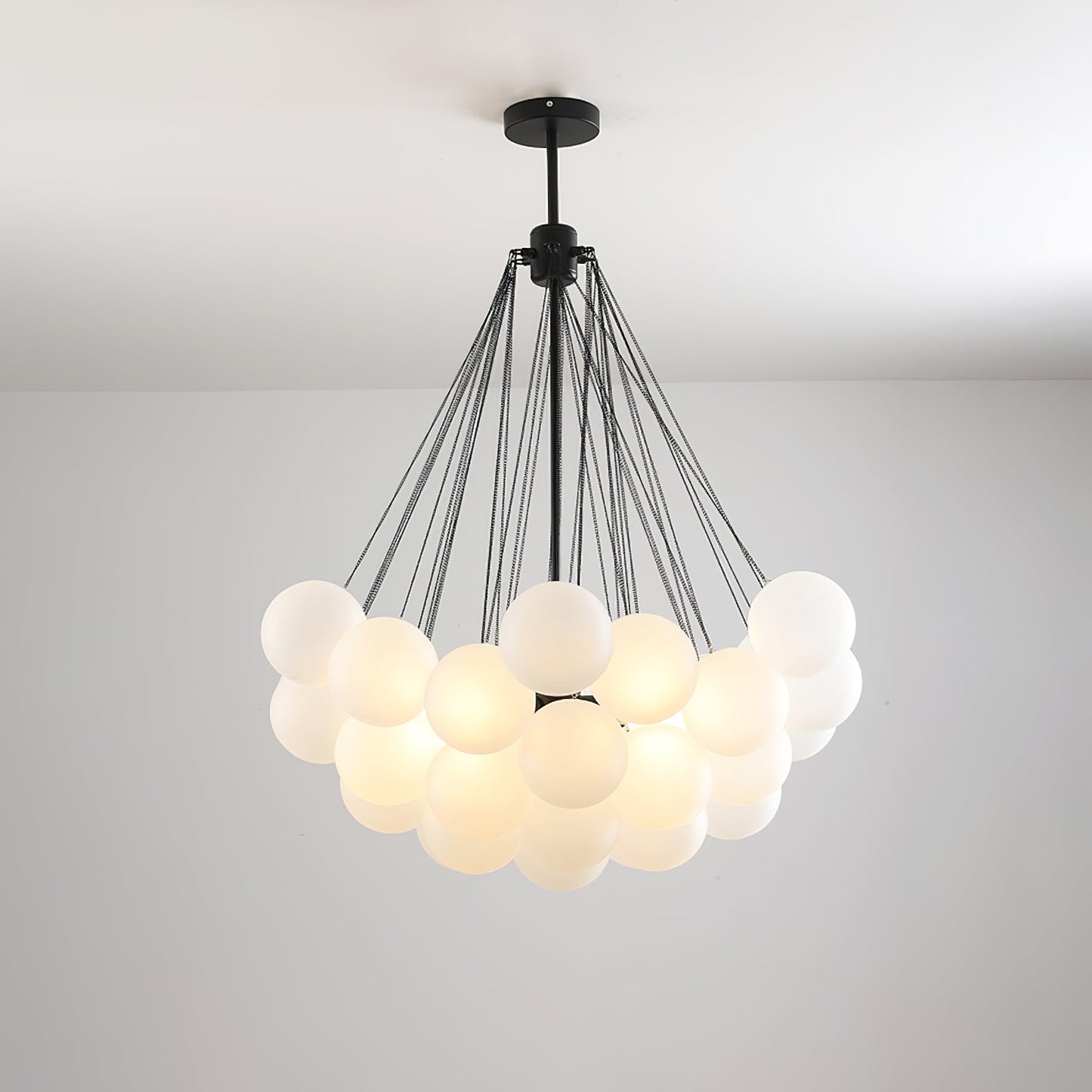 Halden Frosted Glass Bubble Chandelier