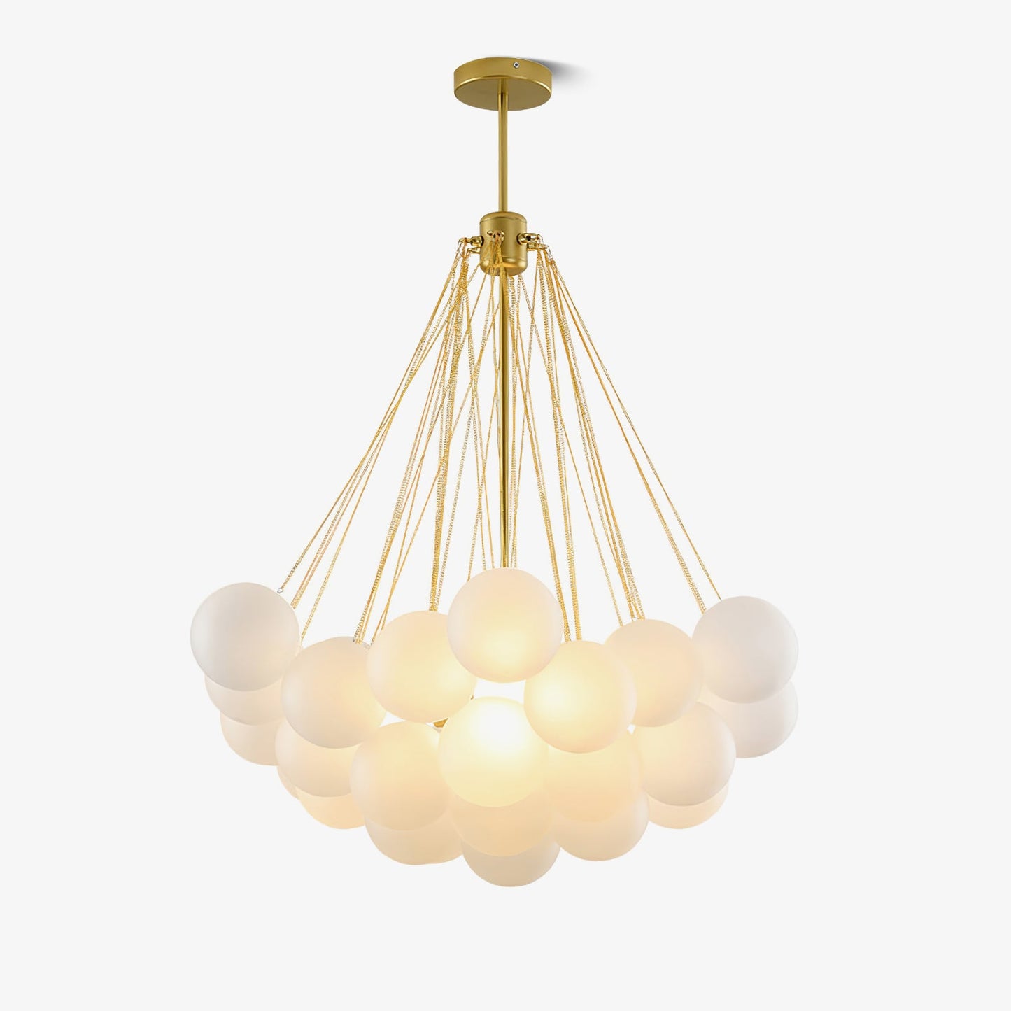 Halden Frosted Glass Bubble Chandelier