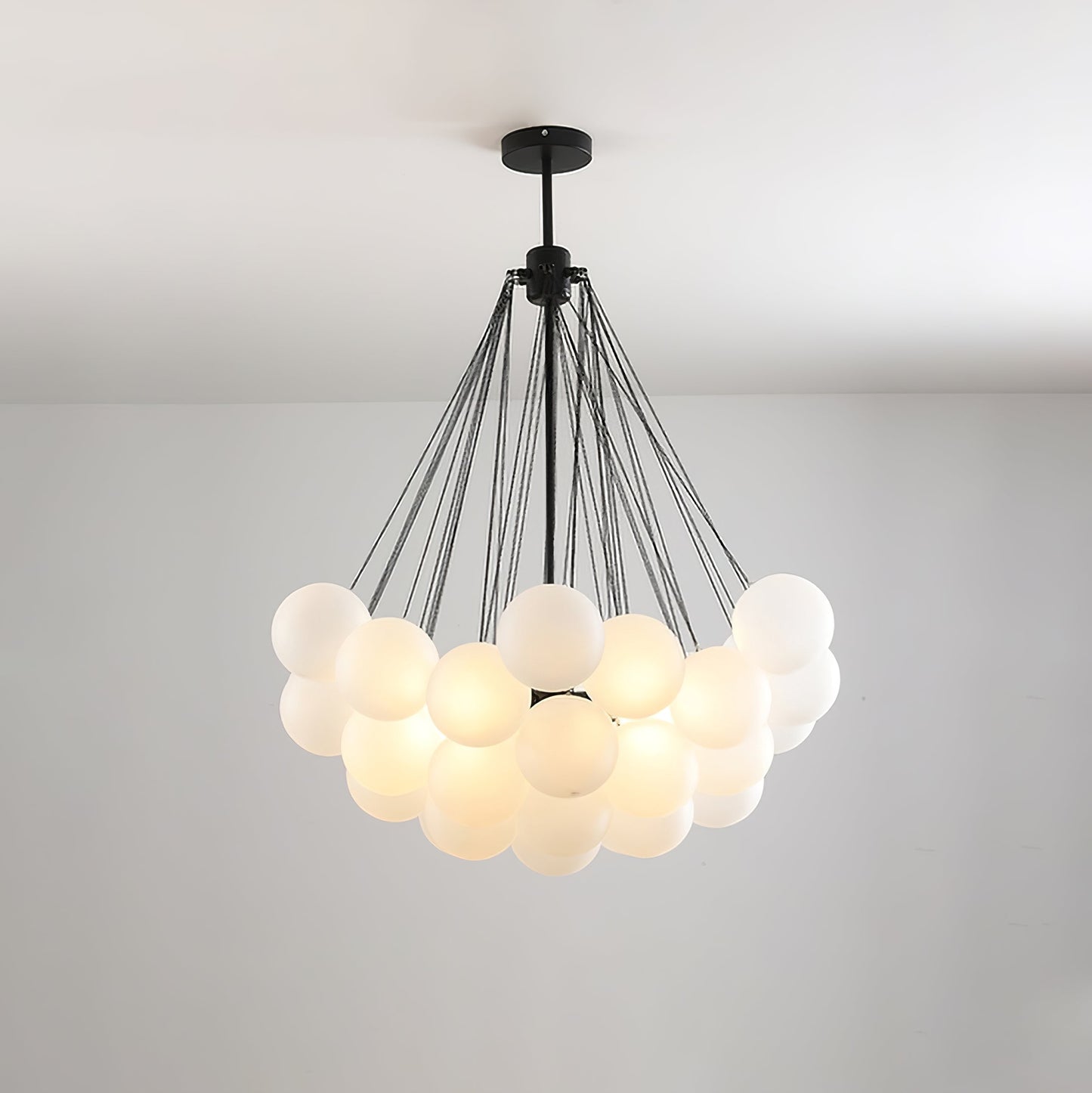 Halden Frosted Glass Bubble Chandelier