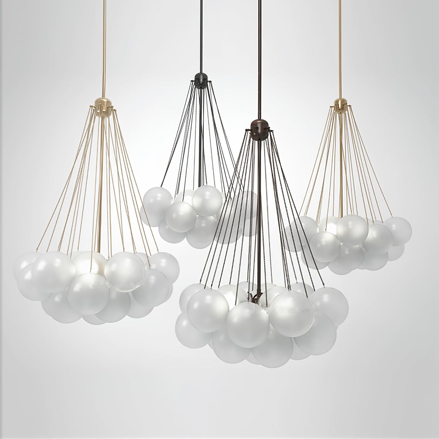 Halden Frosted Glass Bubble Chandelier