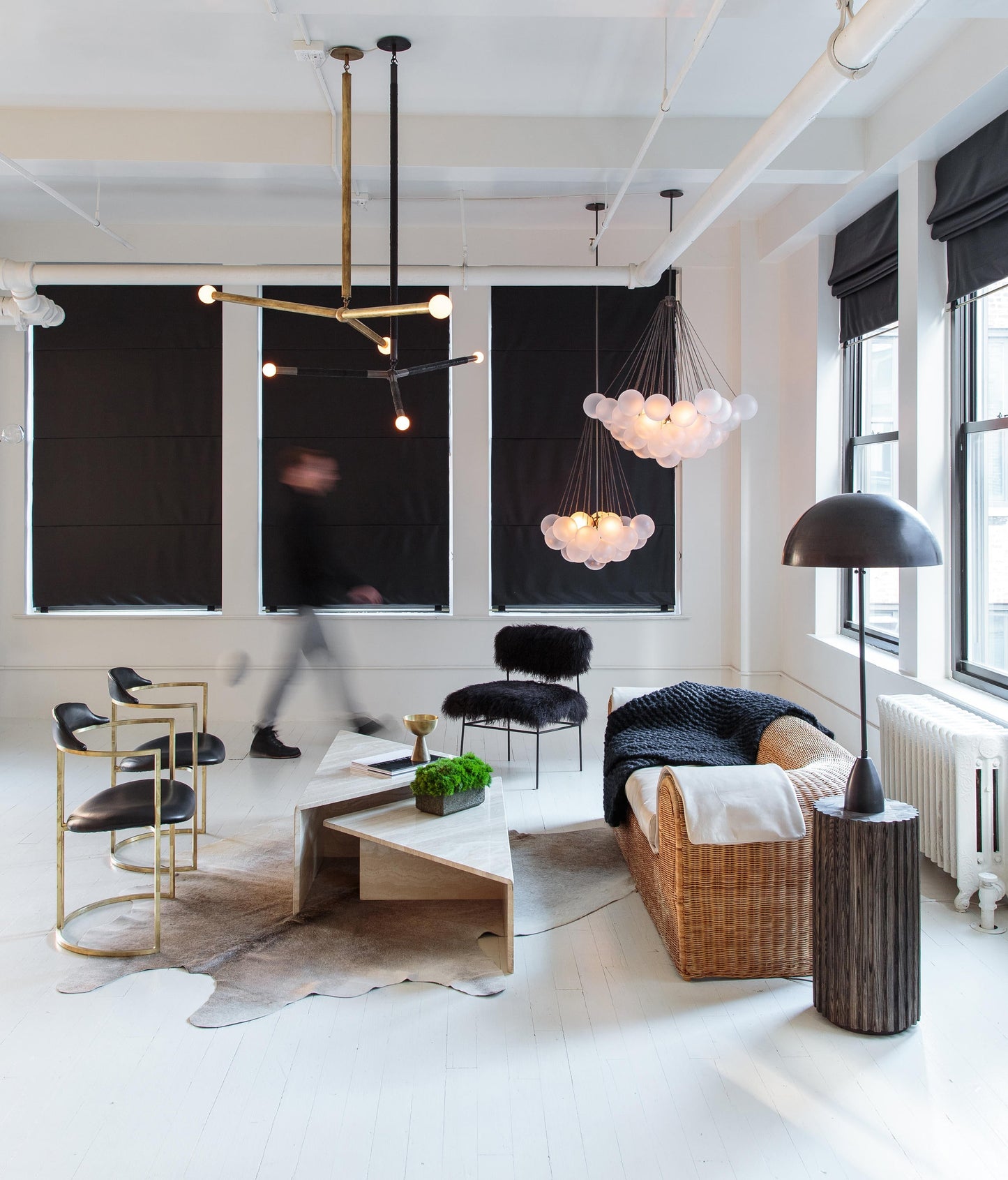 Halden Frosted Glass Bubble Chandelier