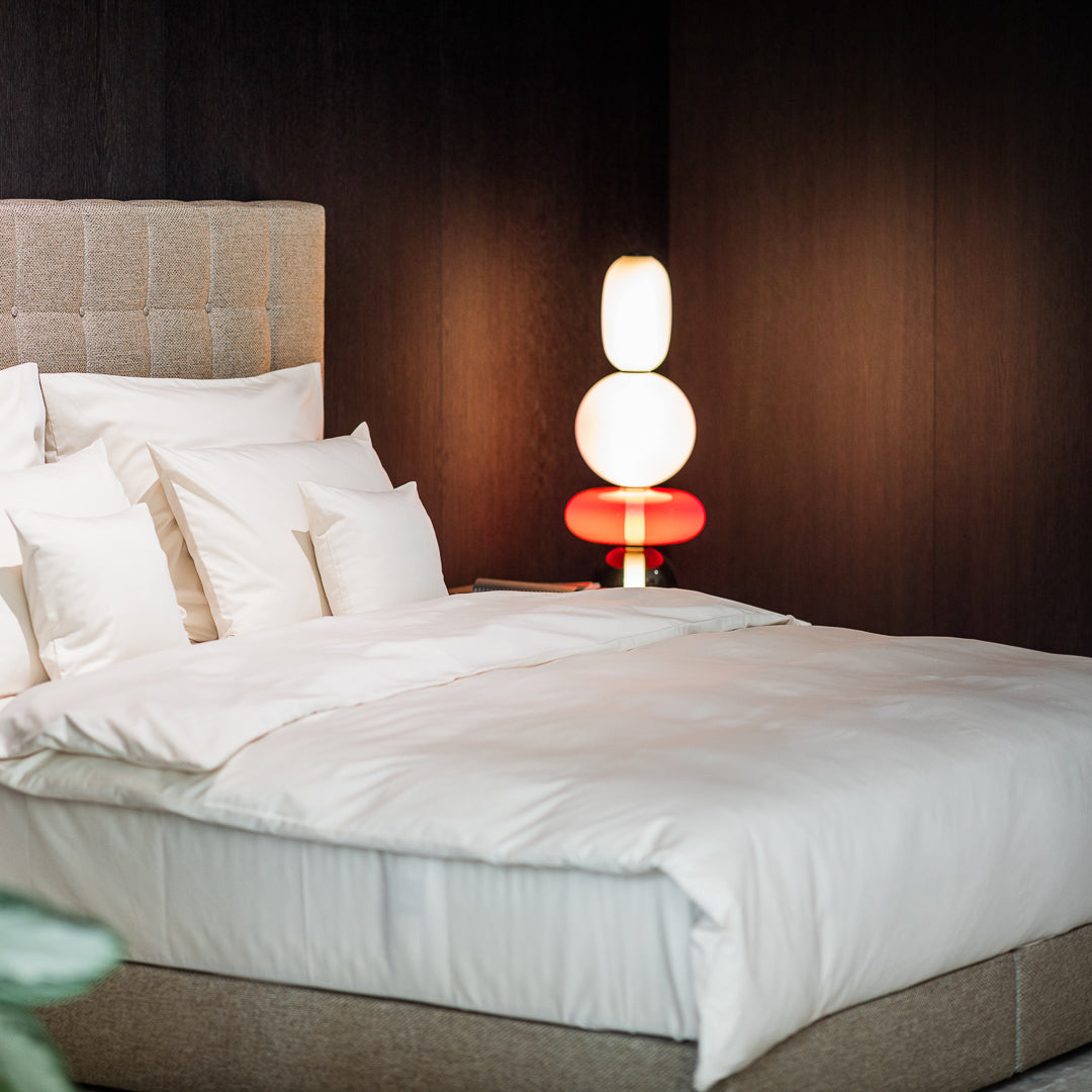 Stacked Glass Pebble Floor Lamp