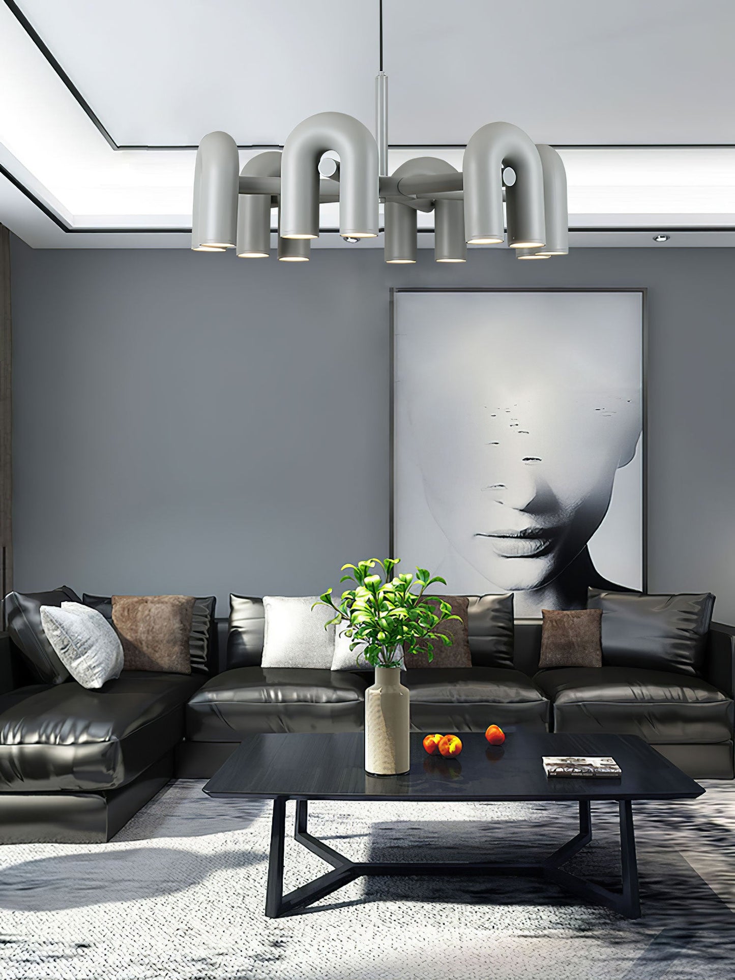 Malmo Adjustable Head LED Chandelier