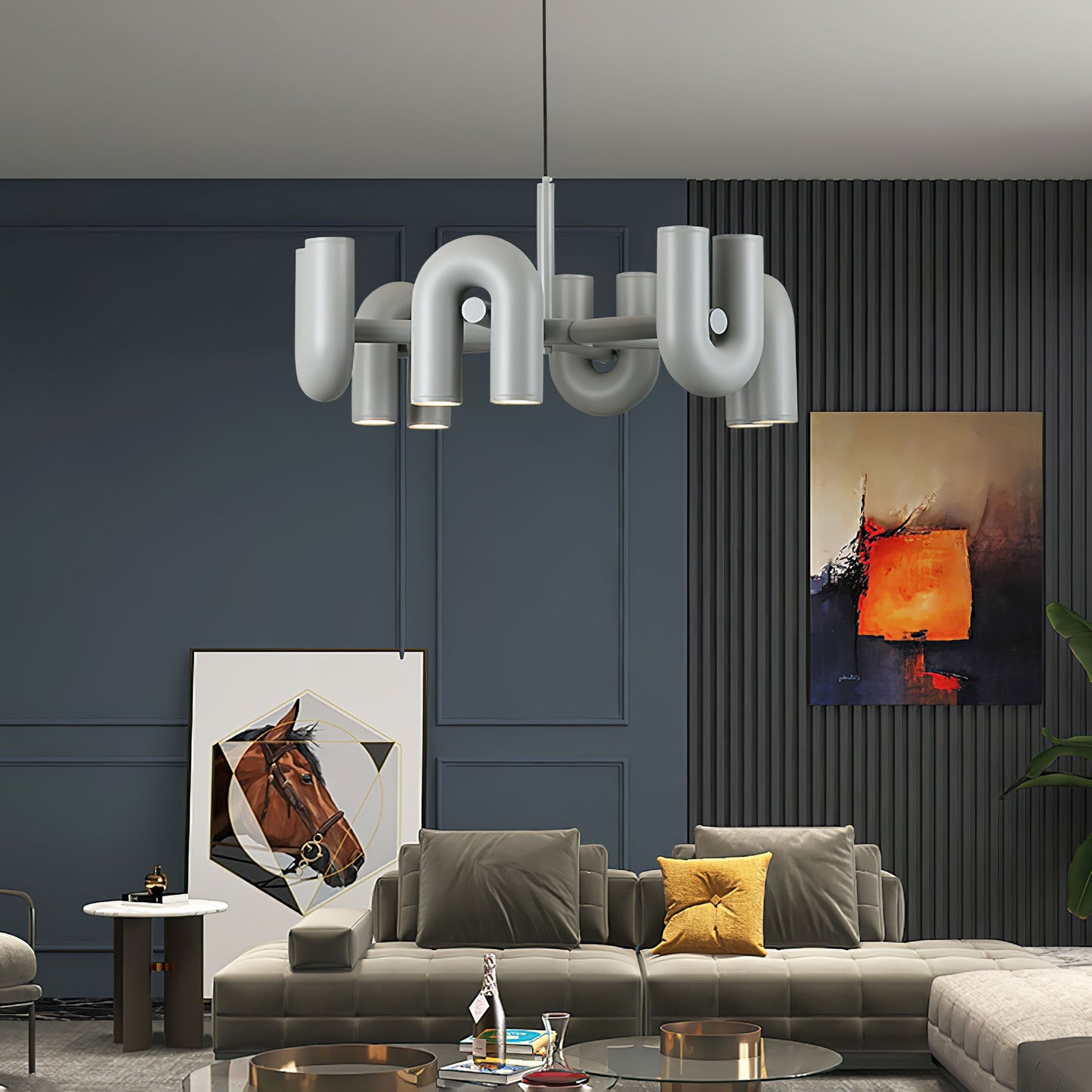 Malmo Adjustable Head LED Chandelier