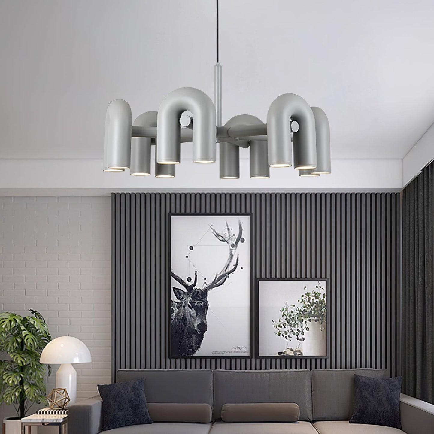 Malmo Adjustable Head LED Chandelier