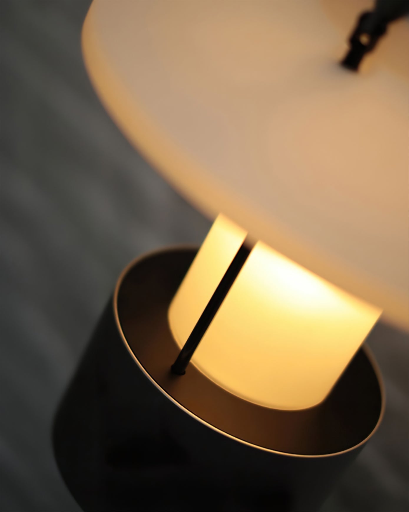 Frosted Globe Cordless Outdoor Table Lamp