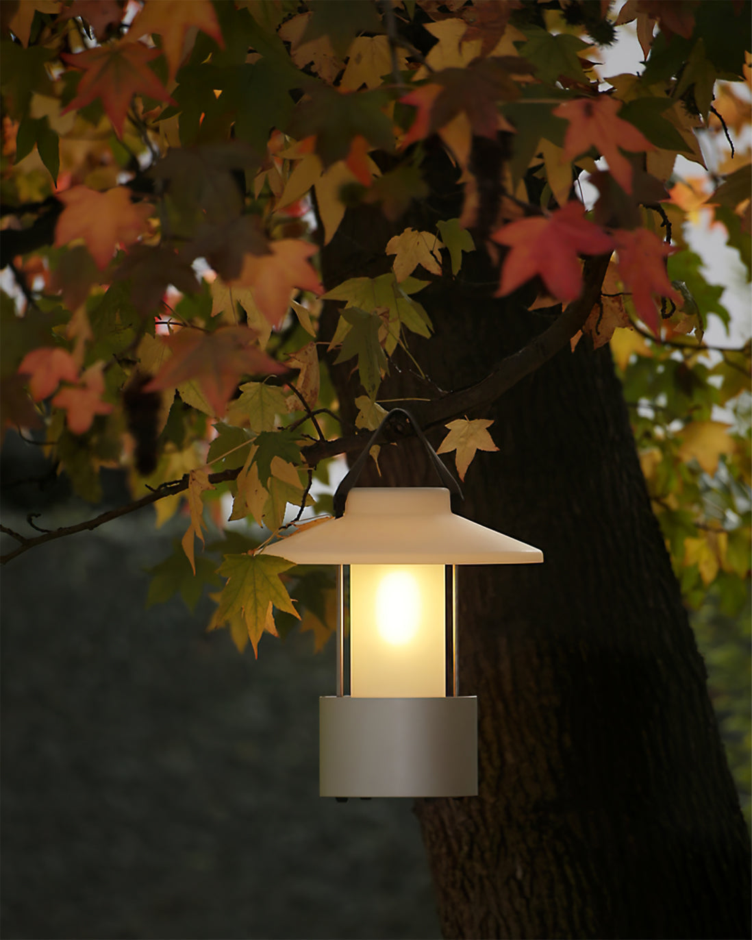 Frosted Globe Cordless Outdoor Table Lamp