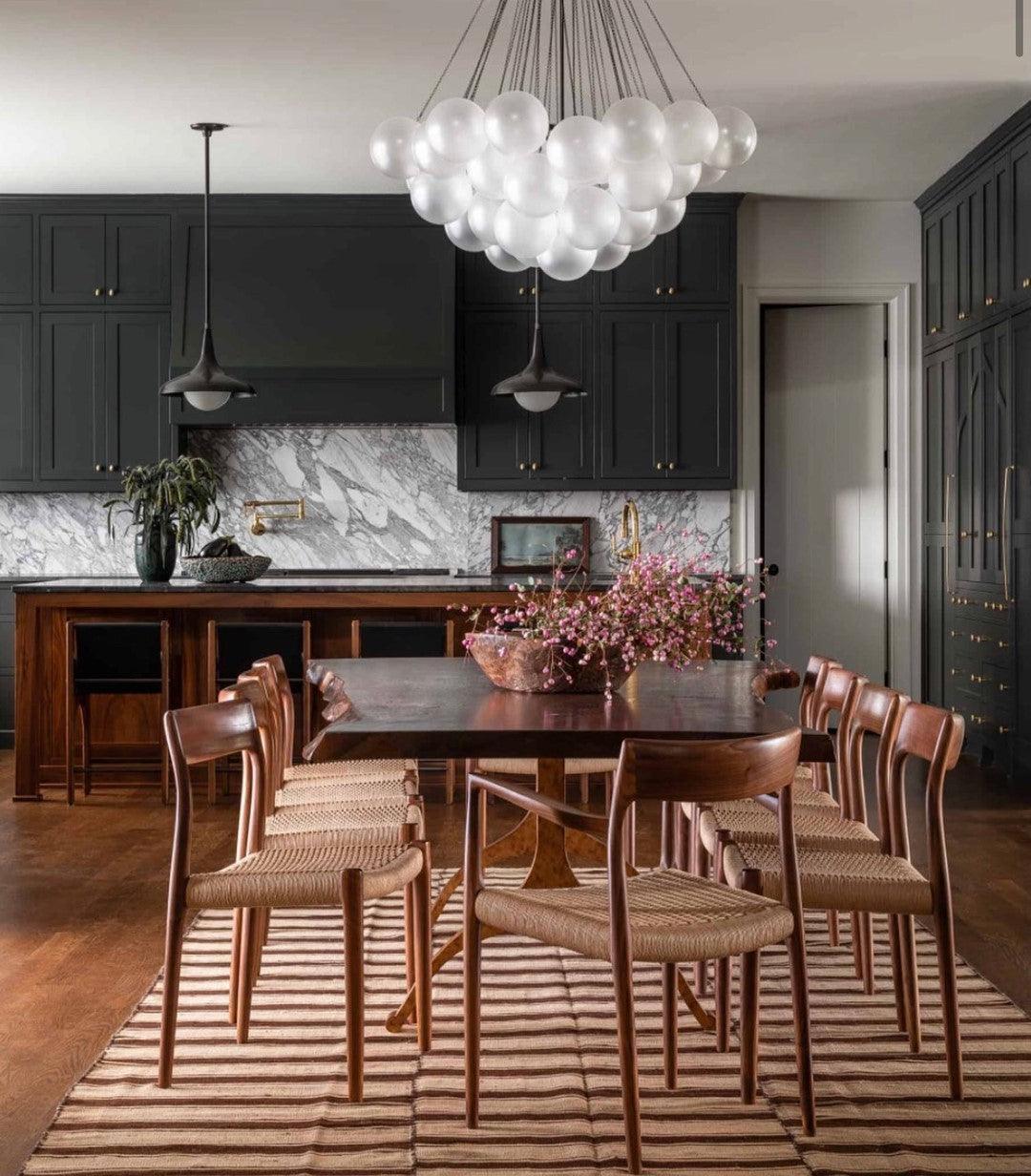 Halden Frosted Glass Bubble Chandelier