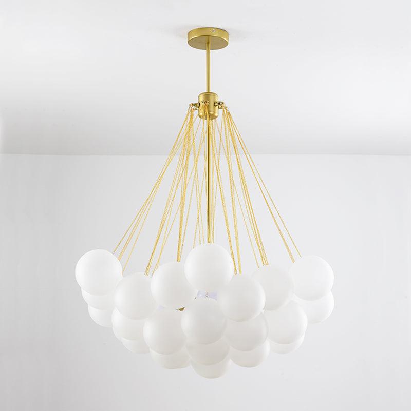 Halden Frosted Glass Bubble Chandelier