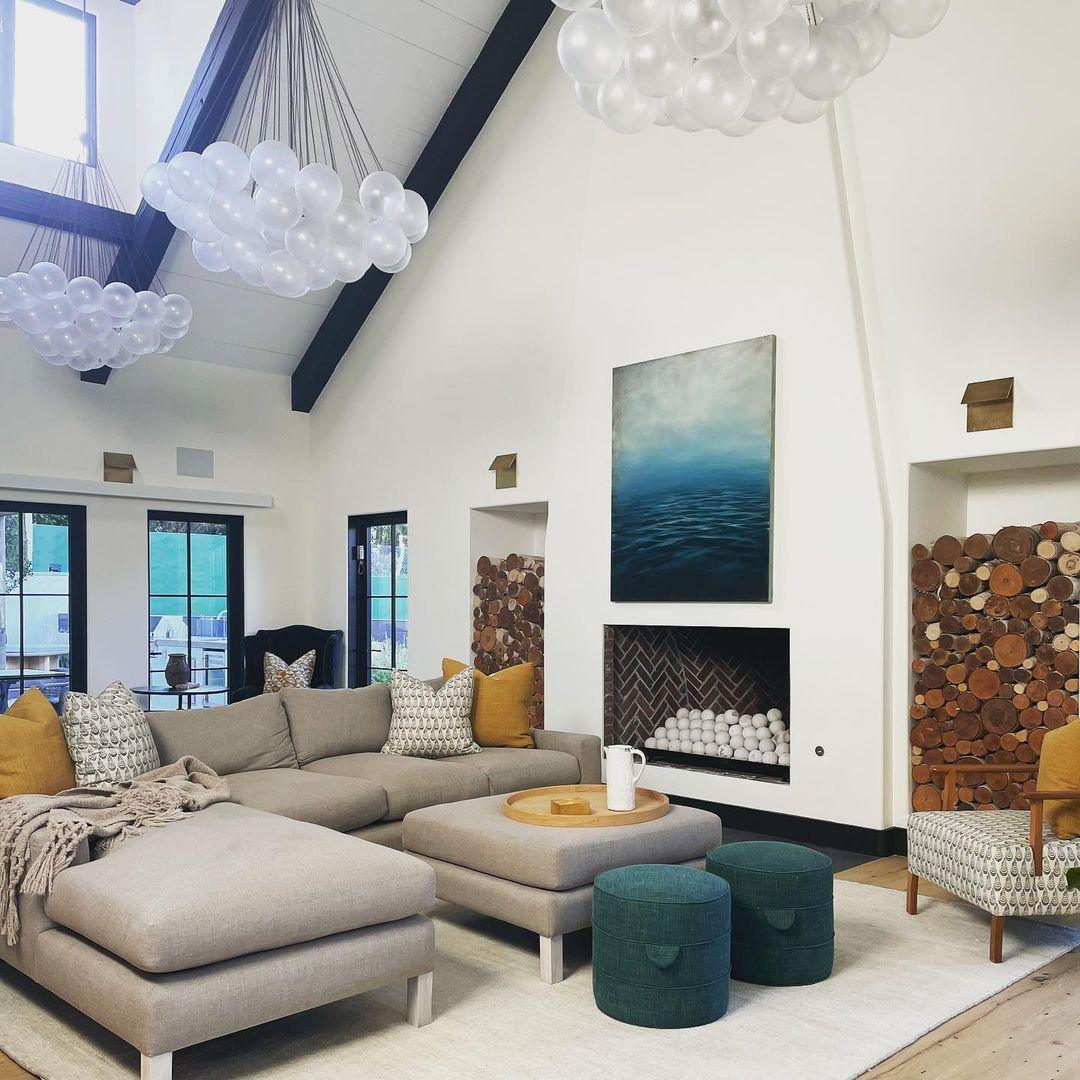Halden Frosted Glass Bubble Chandelier