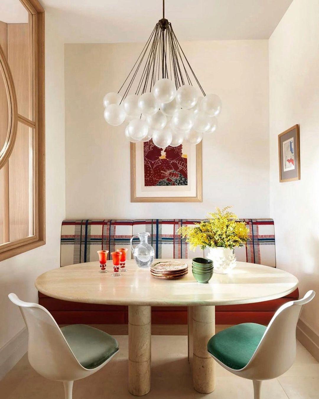 Halden Frosted Glass Bubble Chandelier