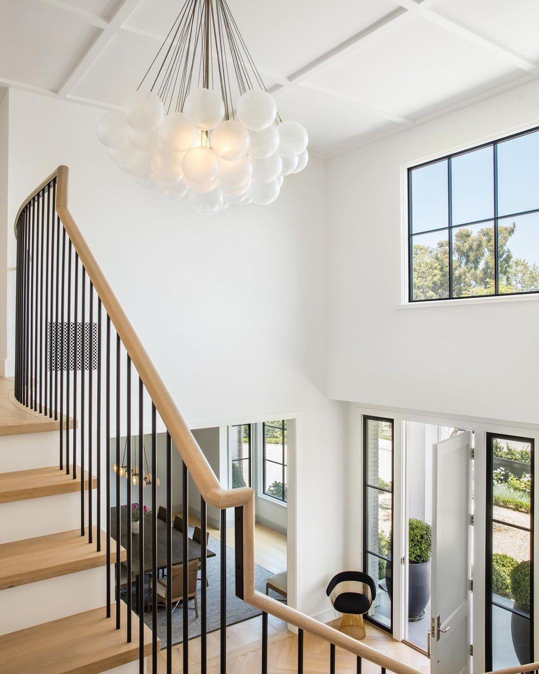 Halden Frosted Glass Bubble Chandelier