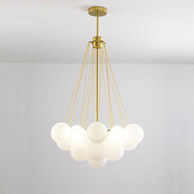Halden Frosted Glass Bubble Chandelier