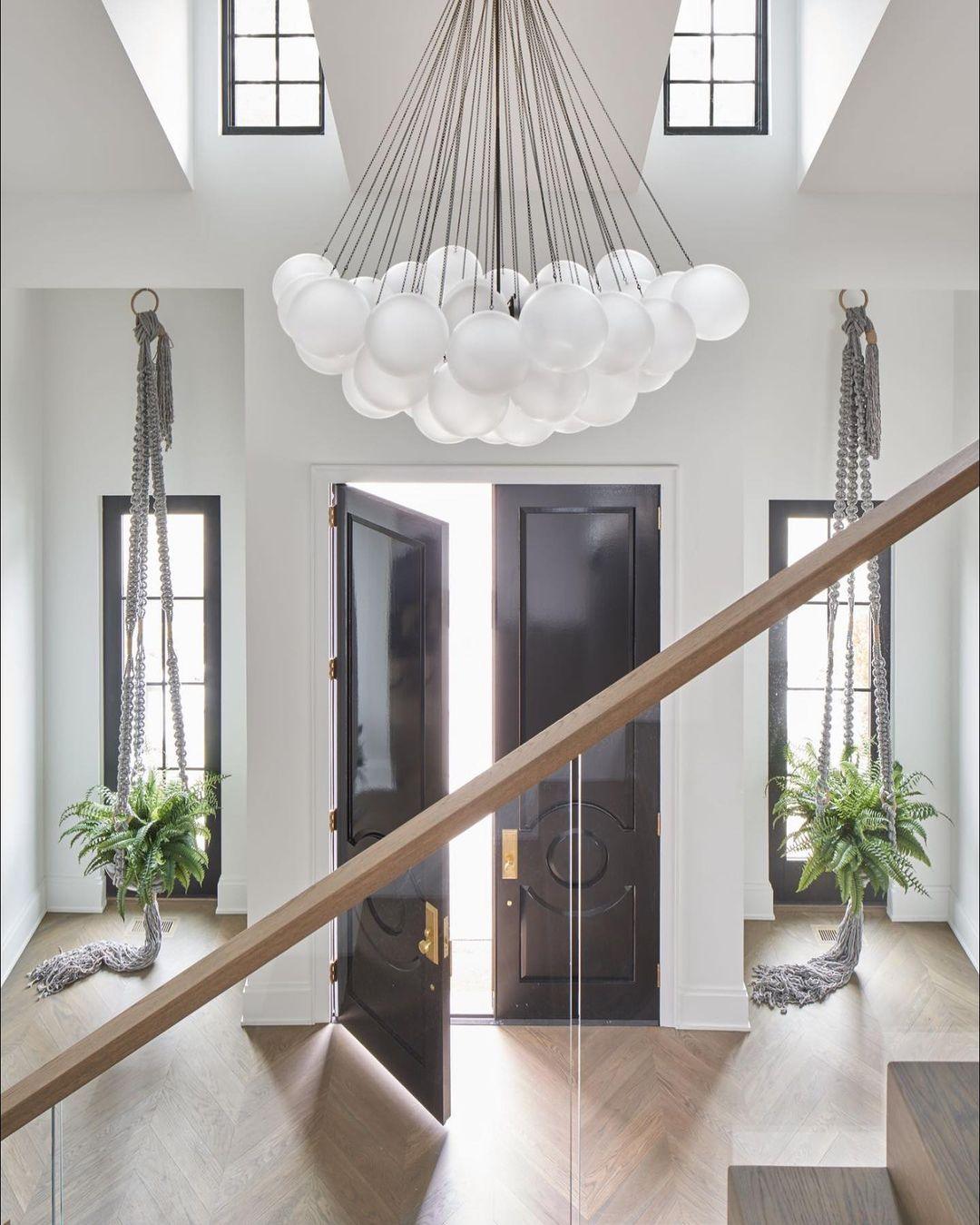 Halden Frosted Glass Bubble Chandelier