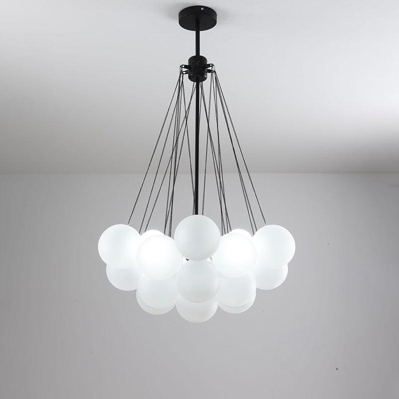 Halden Frosted Glass Bubble Chandelier