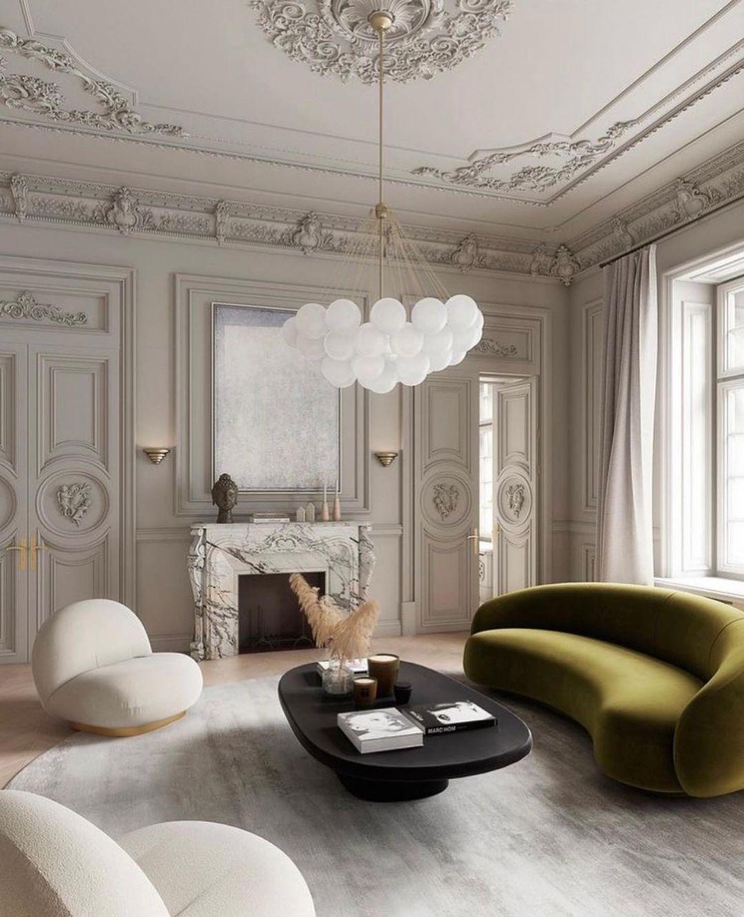 Halden Frosted Glass Bubble Chandelier