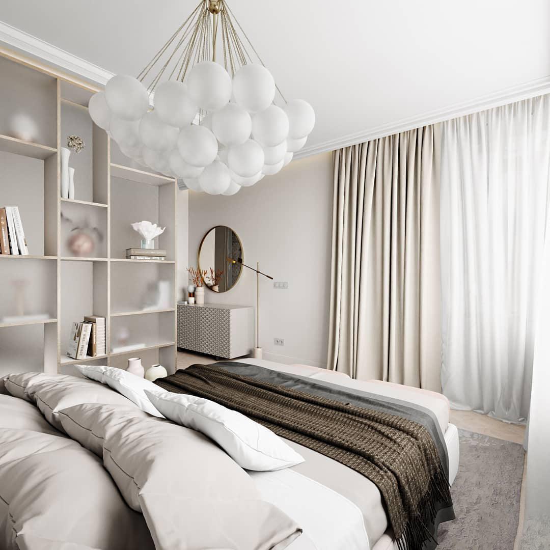 Halden Frosted Glass Bubble Chandelier